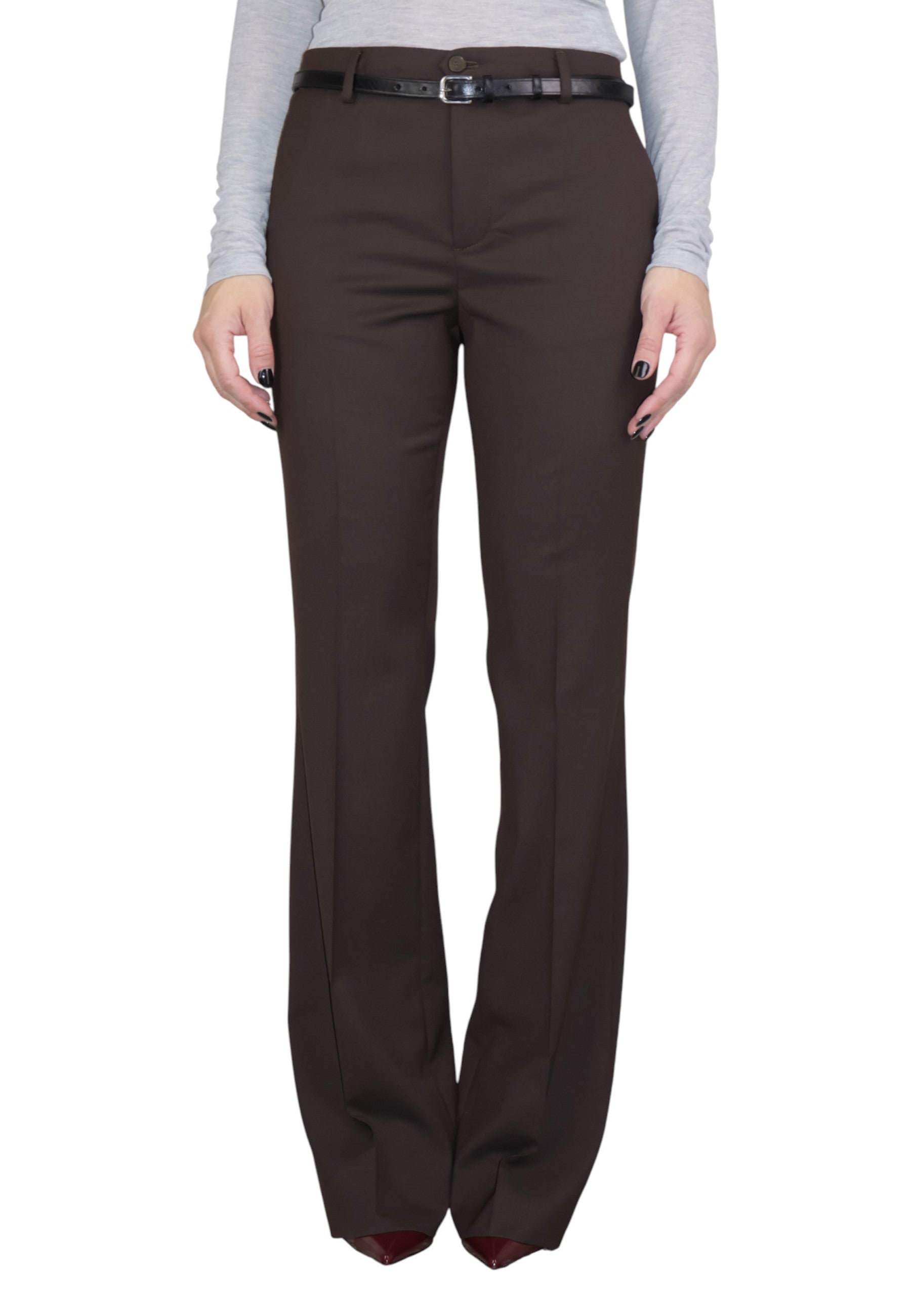 PANTALONI Marrone Briglia