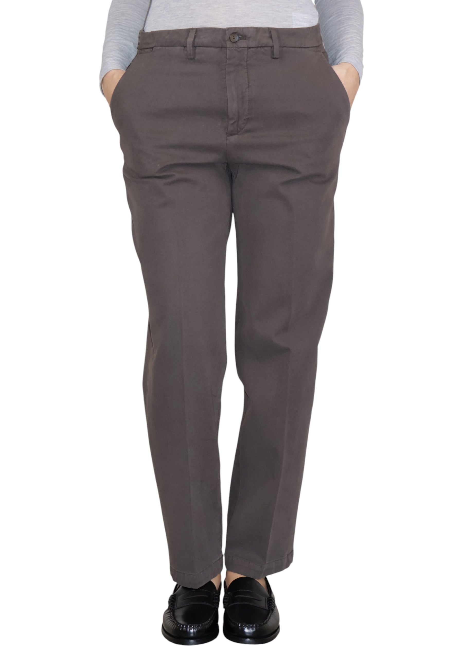 PANTALONI Marrone Briglia