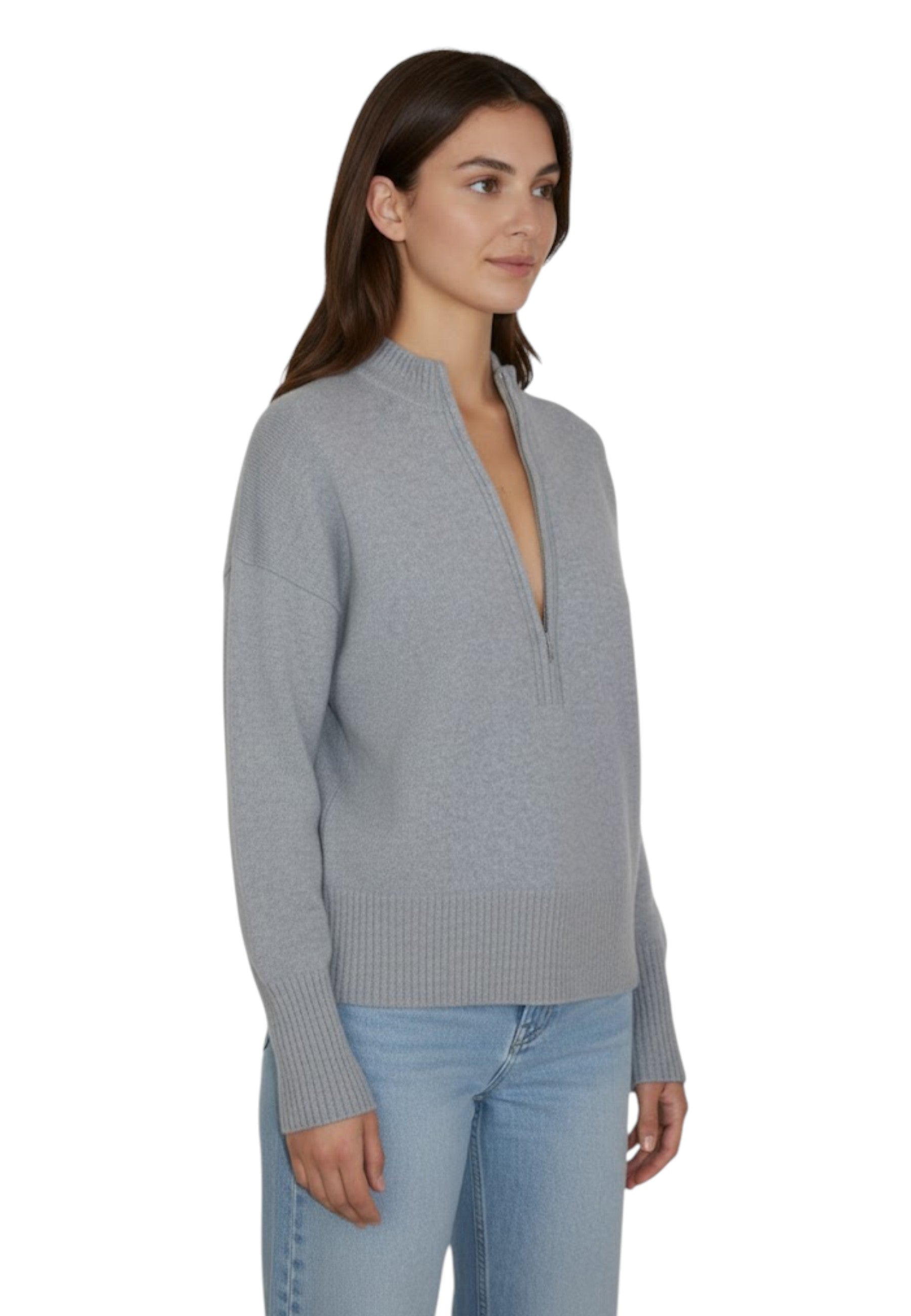 MAGLIE A V Grigio Daniele Fiesoli Collezione N_ø1