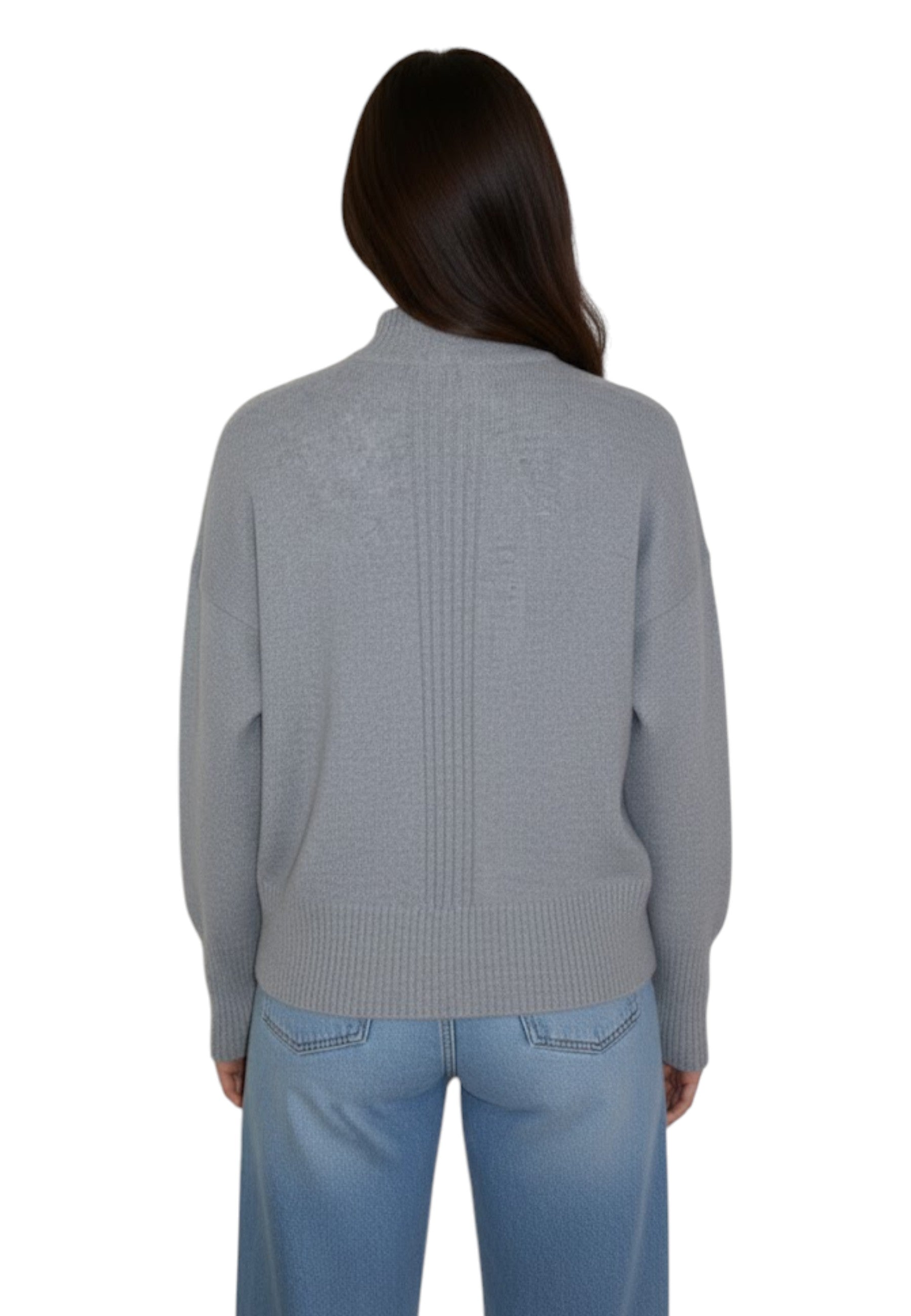 MAGLIE A V Grigio Daniele Fiesoli Collezione N_ø1