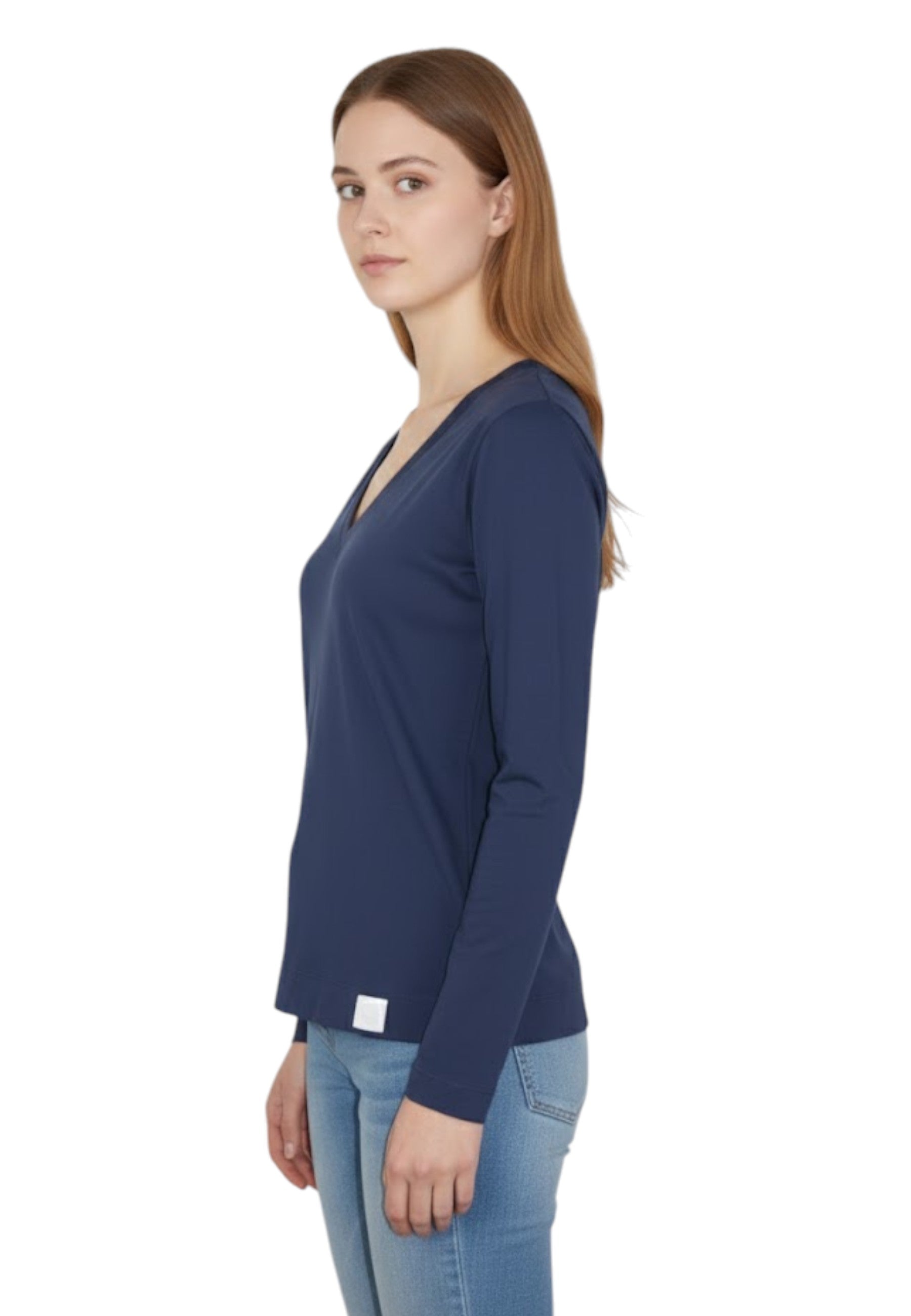 MAGLIE A V Blu Daniele Fiesoli Collezione N_ø1