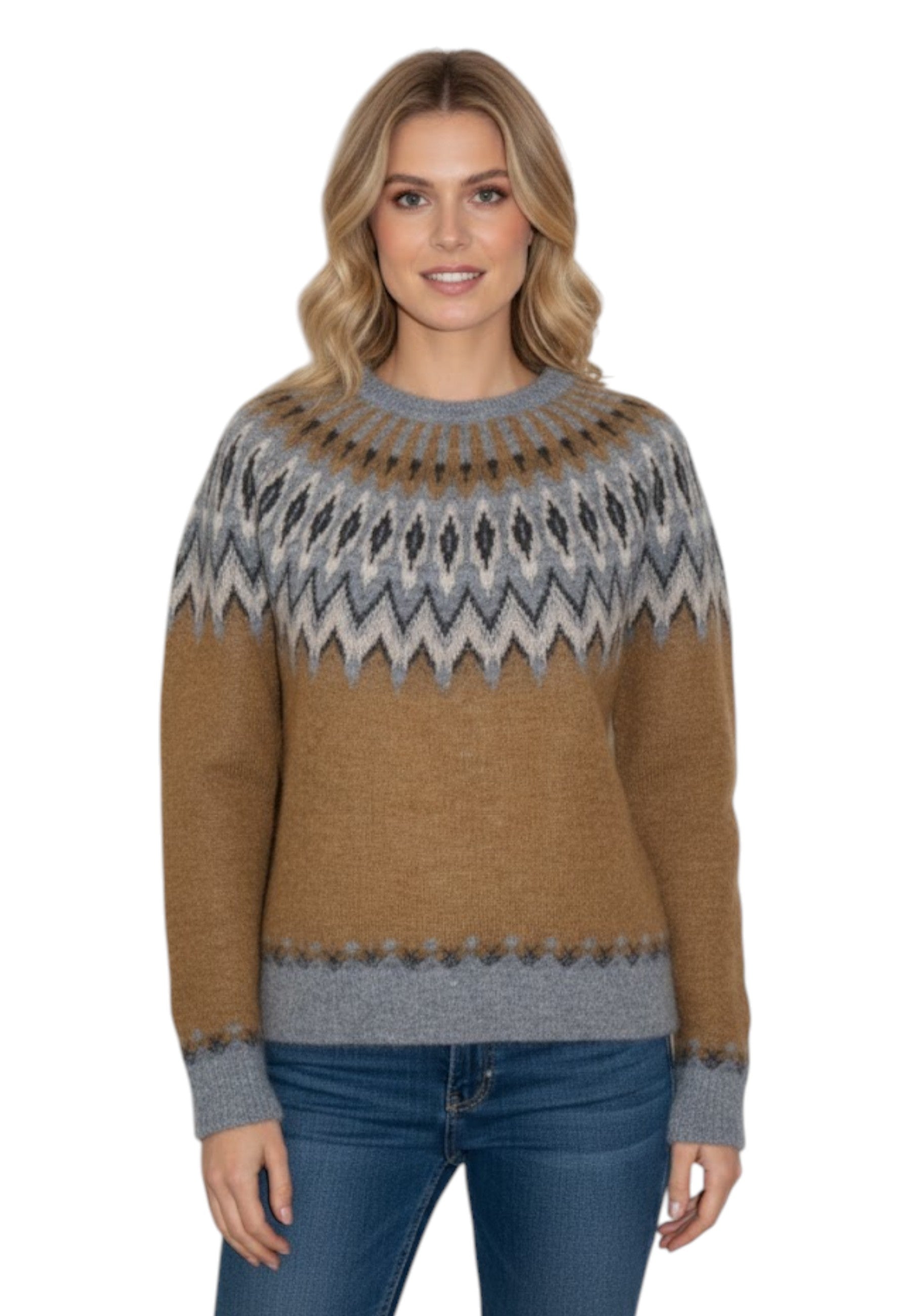 GIROCOLLO MANICA LUNGA Marrone Roberto Collina