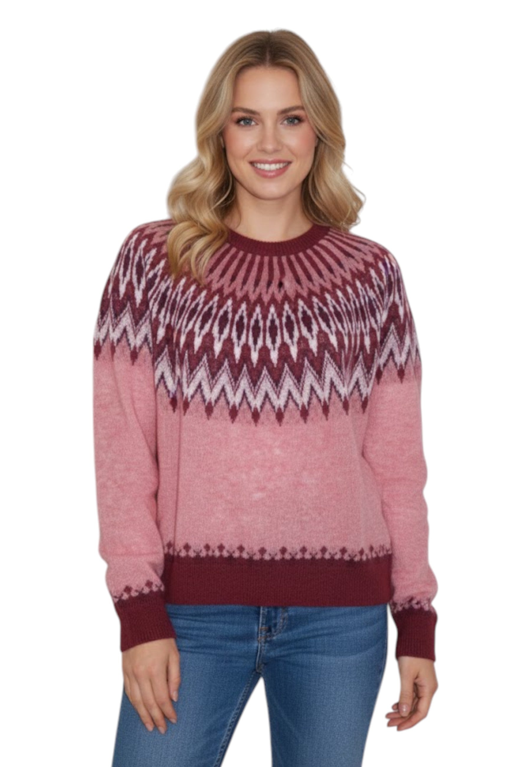 GIROCOLLO MANICA LUNGA Rosso Roberto Collina