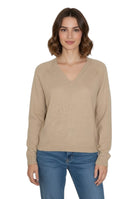 MAGLIE A V Beige Roberto Collina