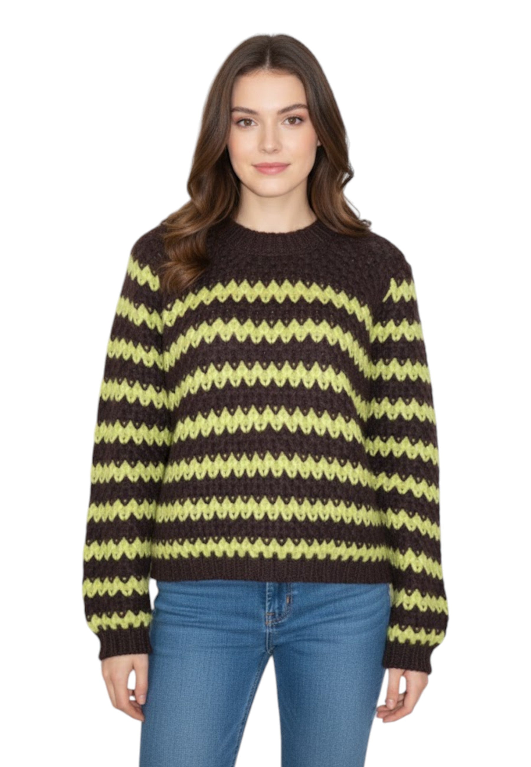 GIROCOLLO MANICA LUNGA Marrone Roberto Collina