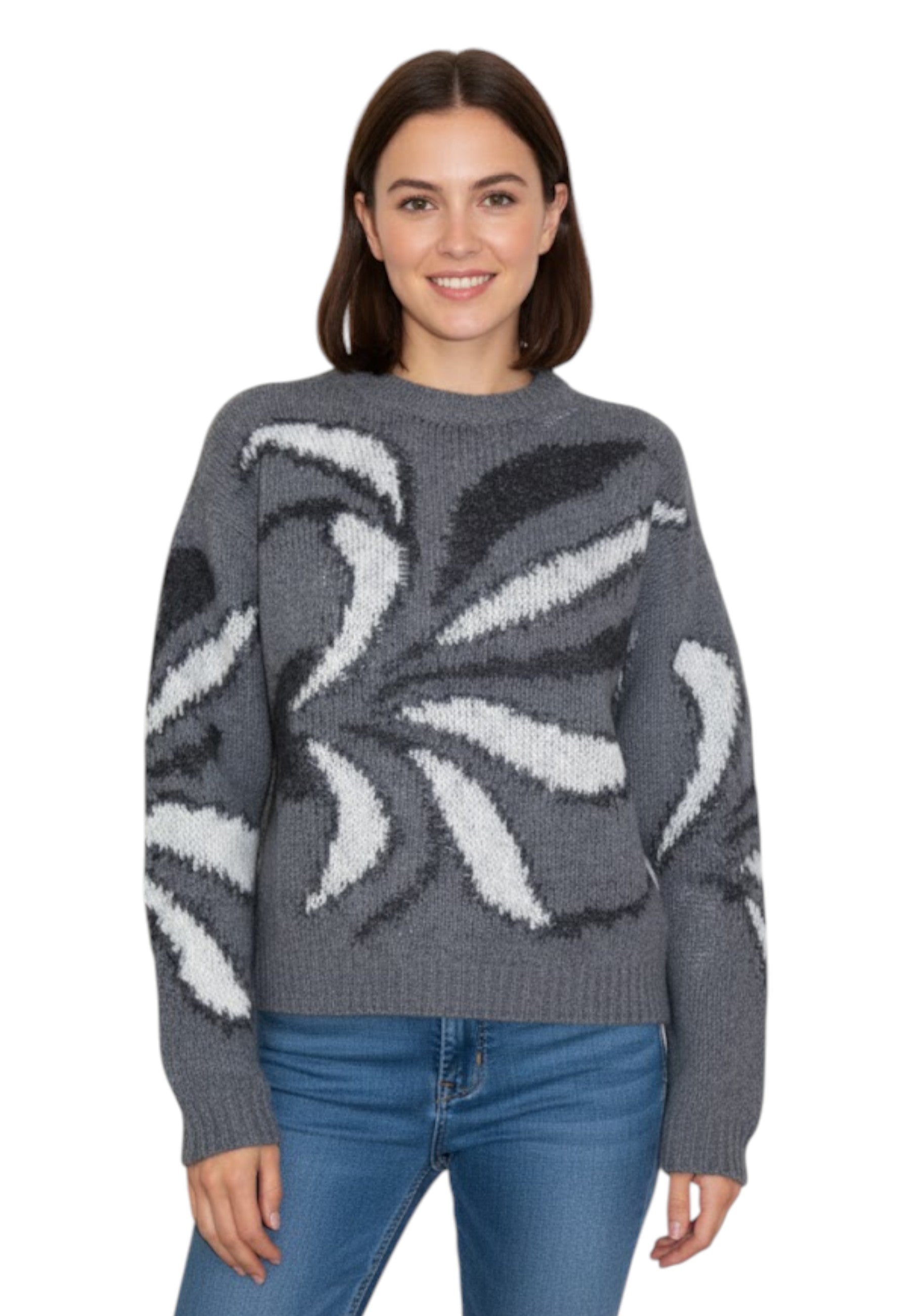 GIROCOLLO MANICA LUNGA Grigio Roberto Collina