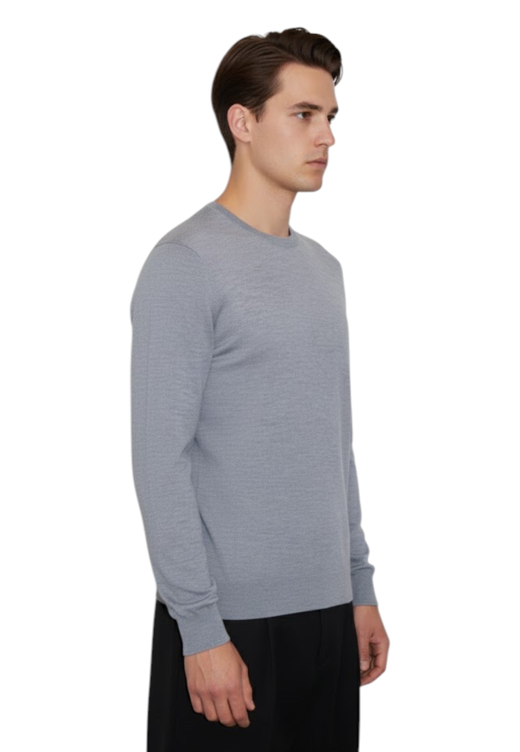 GIROCOLLO MANICA LUNGA Grigio Kangra