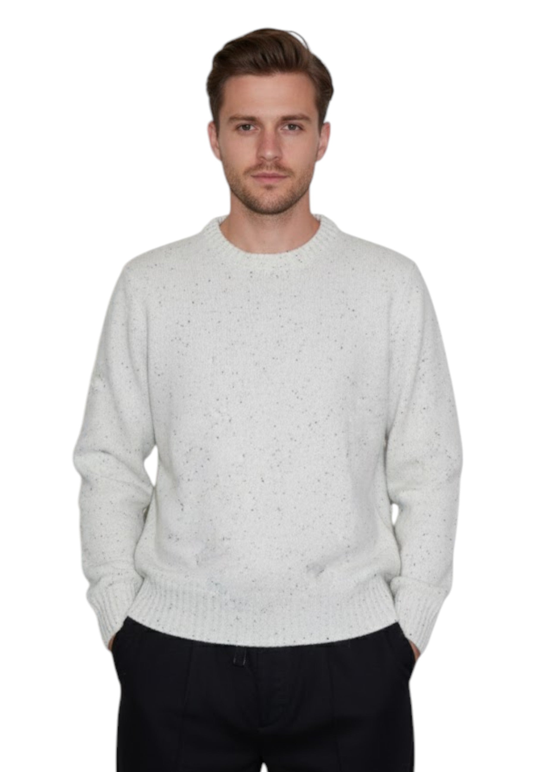 GIROCOLLO MANICA LUNGA Bianco Kangra