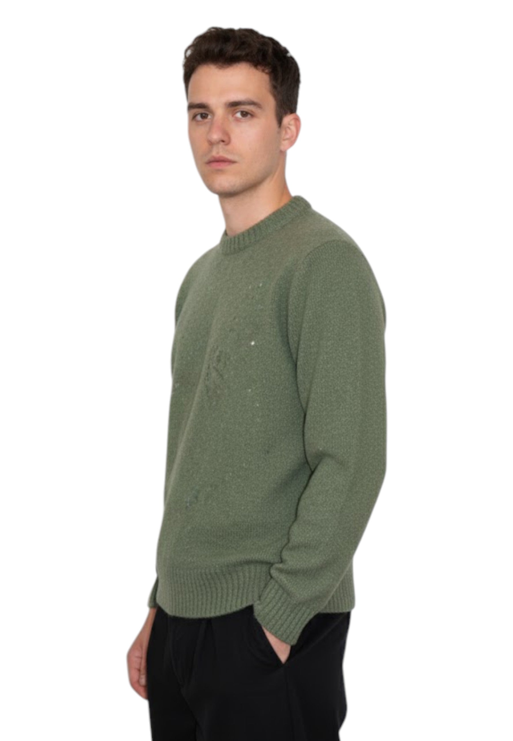 GIROCOLLO MANICA LUNGA Verde Kangra