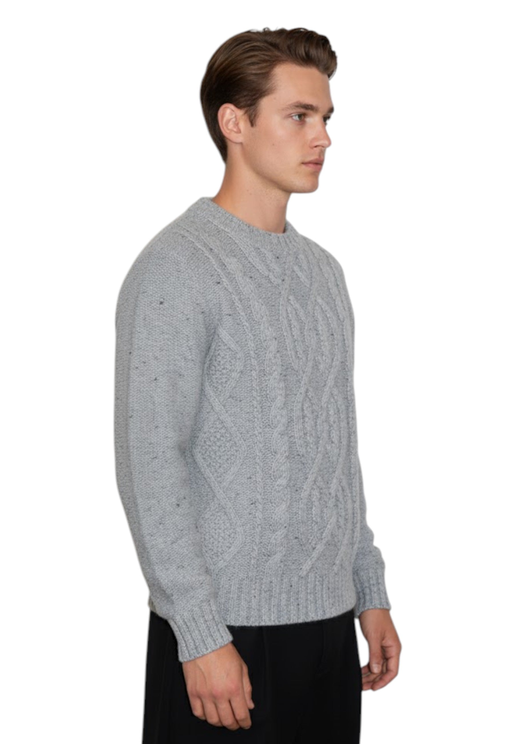 GIROCOLLO MANICA LUNGA Grigio Kangra