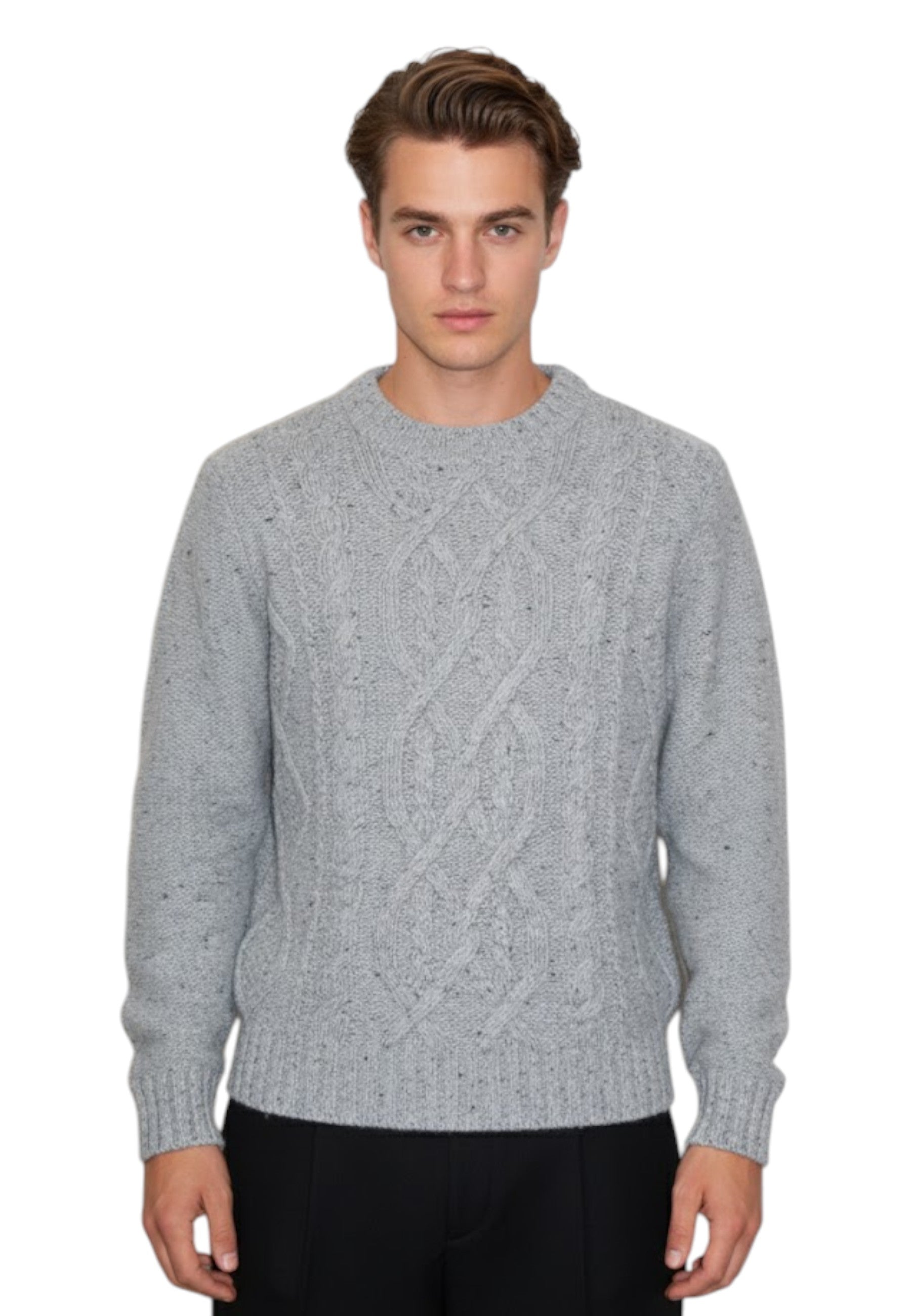 GIROCOLLO MANICA LUNGA Grigio Kangra