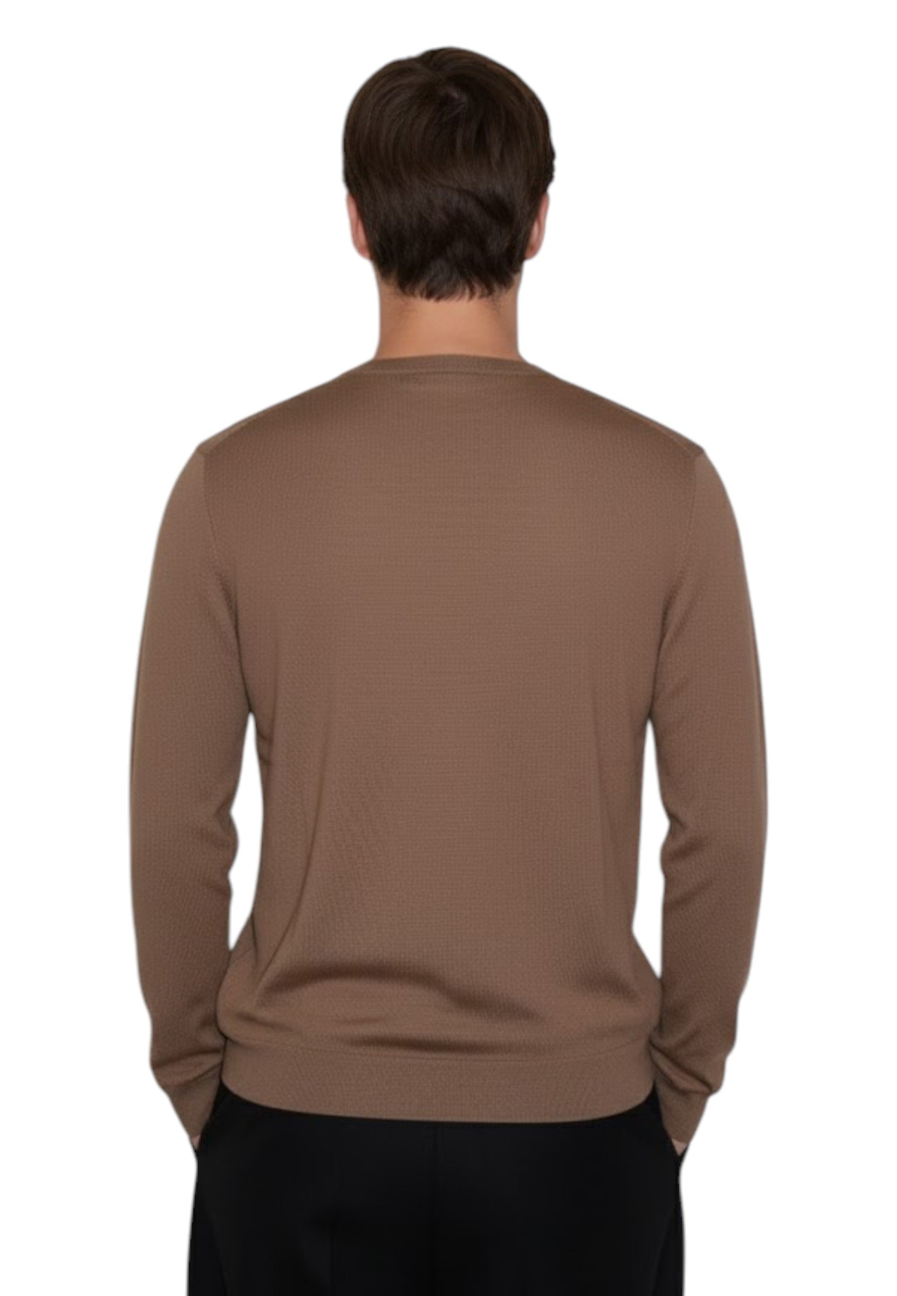 GIROCOLLO MANICA LUNGA Marrone Kangra