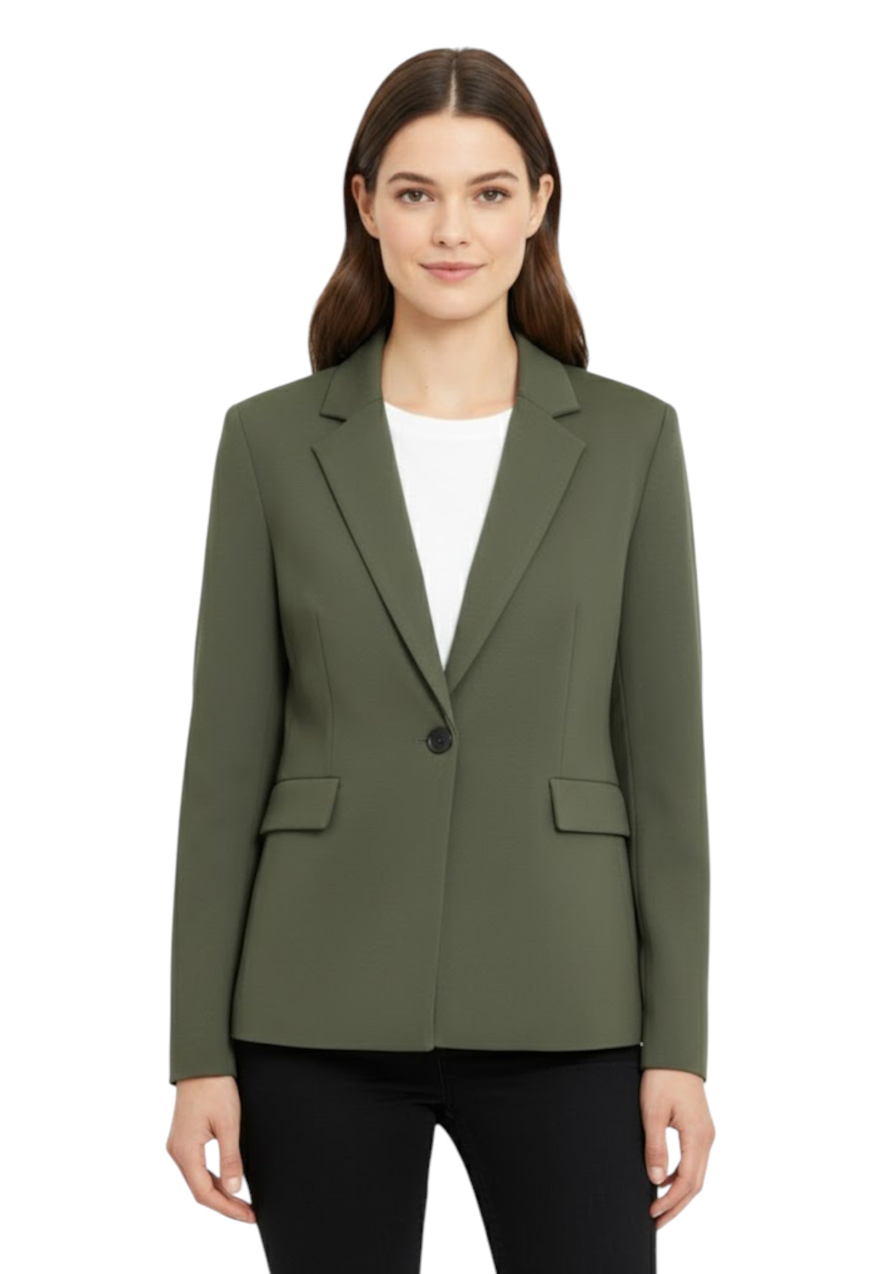 BLAZER MONOPETTO Verde Liviana Conti