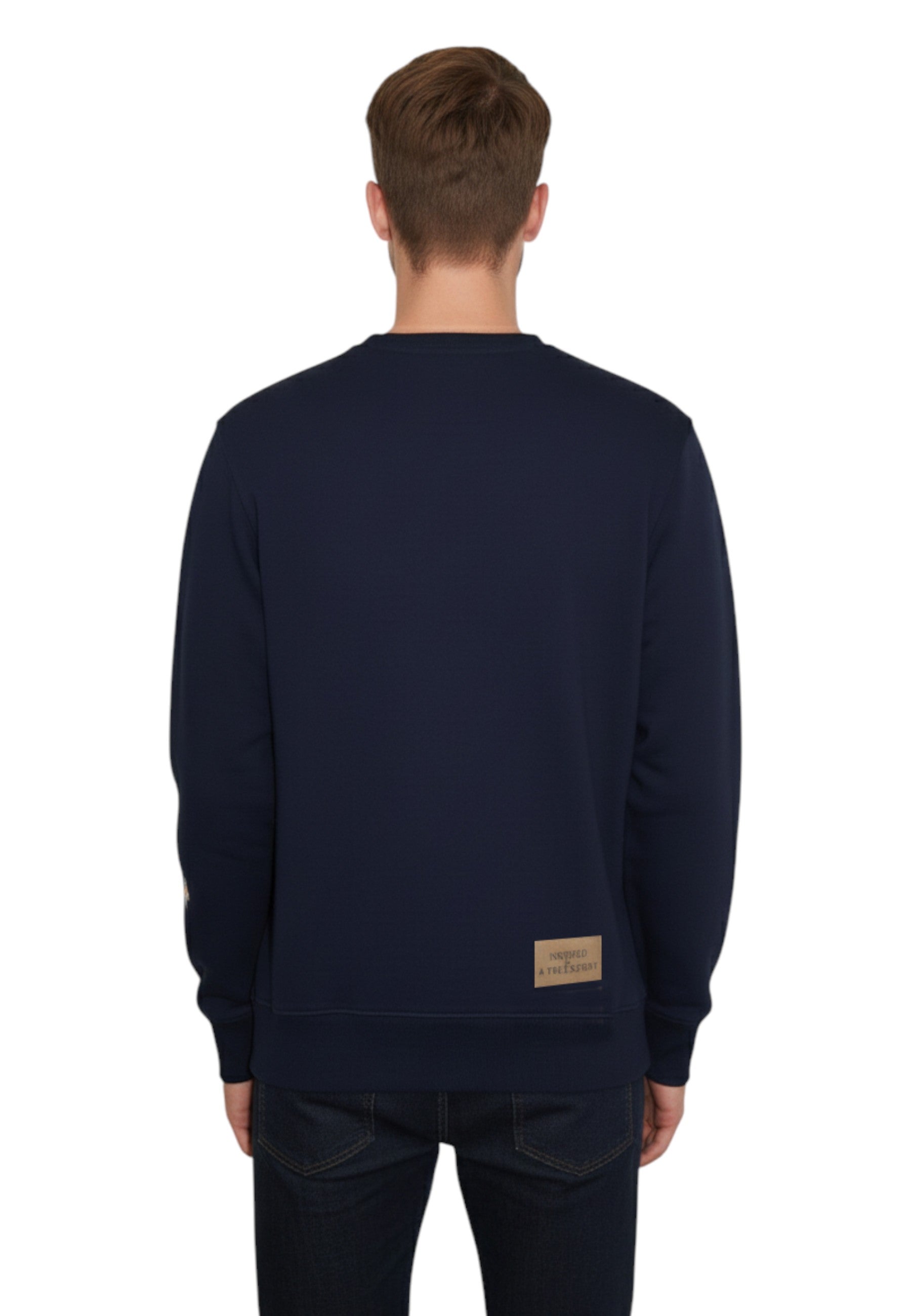 FELPA A GIROCOLLO Blu Inspired By A True Story