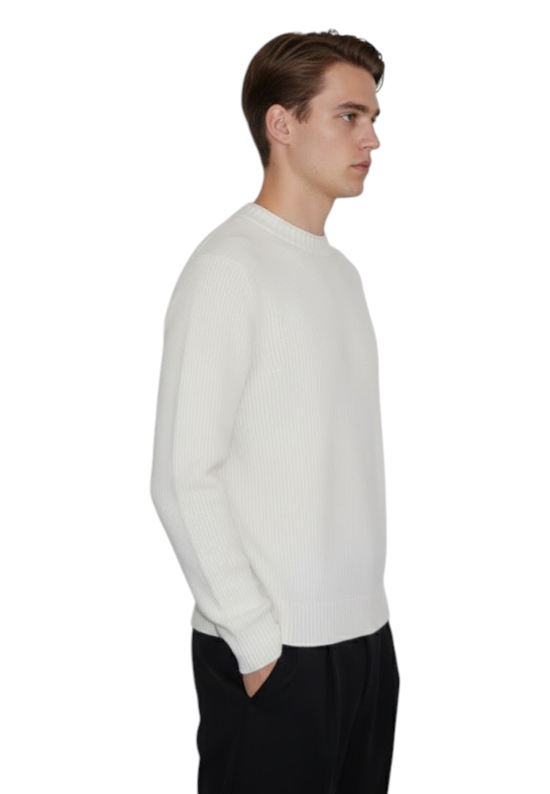 GIROCOLLO MANICA LUNGA Bianco Jurta