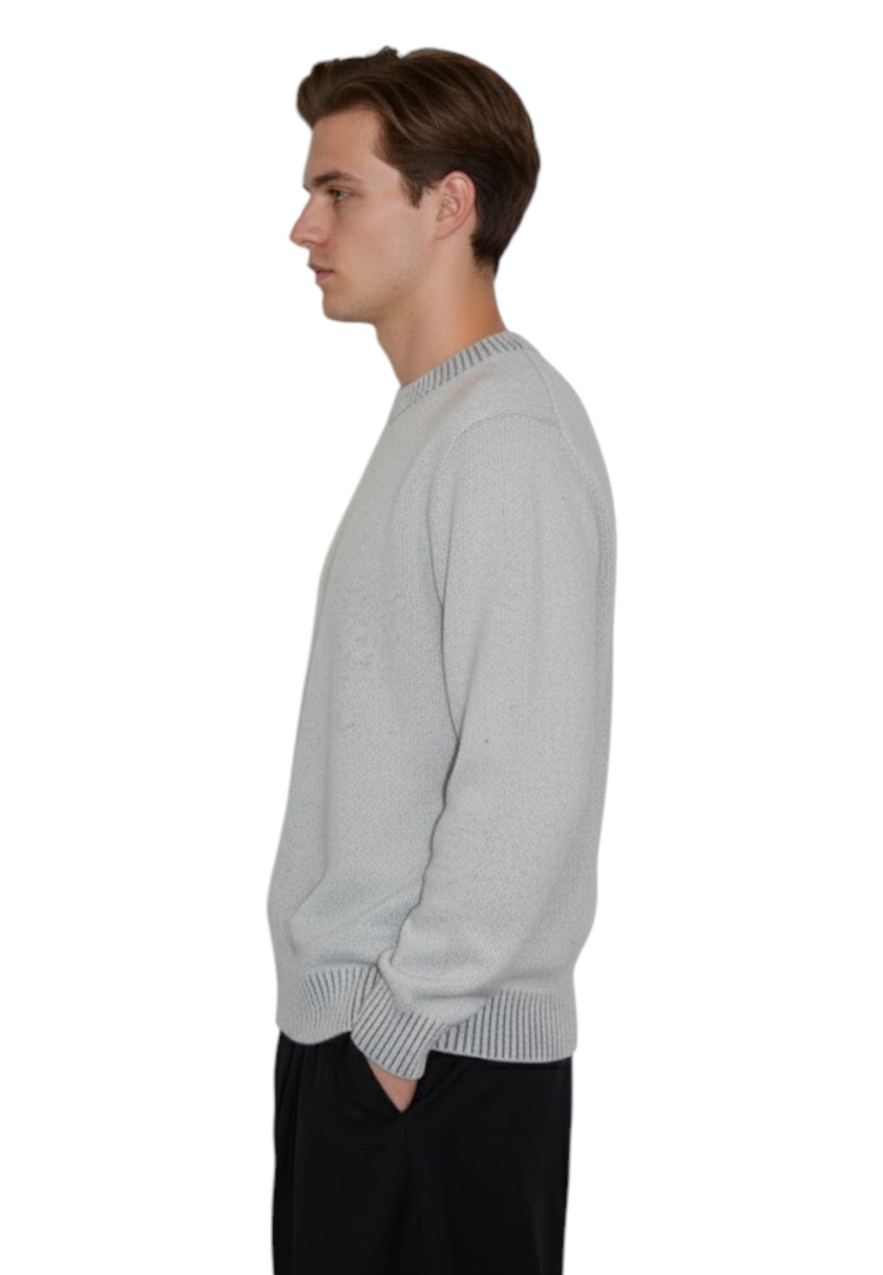 GIROCOLLO MANICA LUNGA Grigio Jurta