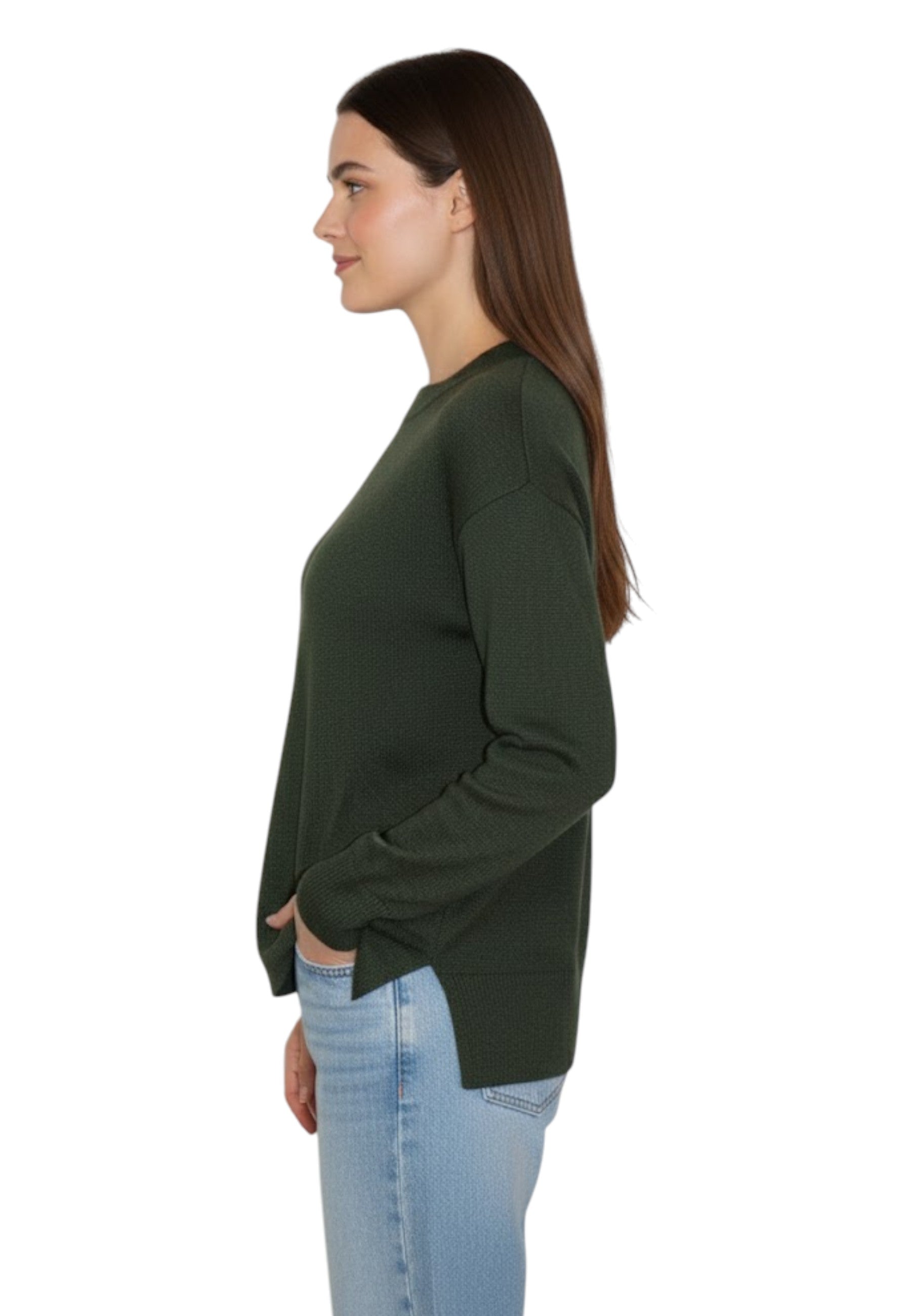 GIROCOLLO MANICA LUNGA Verde Hekla & Co