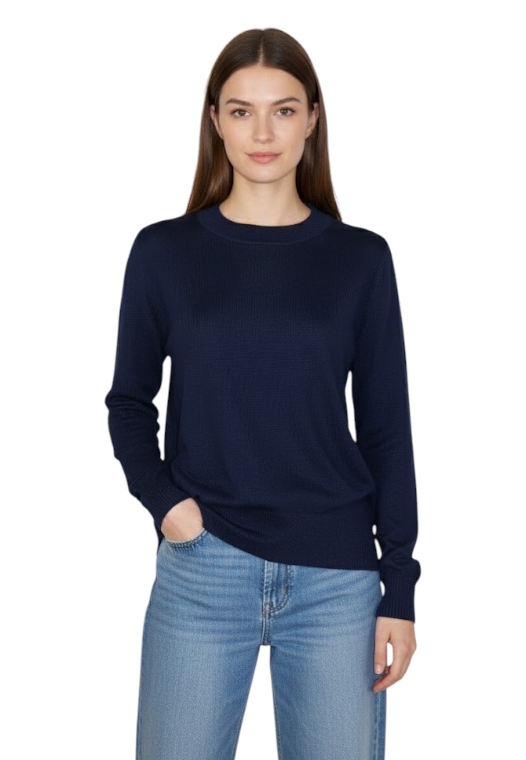 GIROCOLLO MANICA LUNGA Blu Hekla & Co