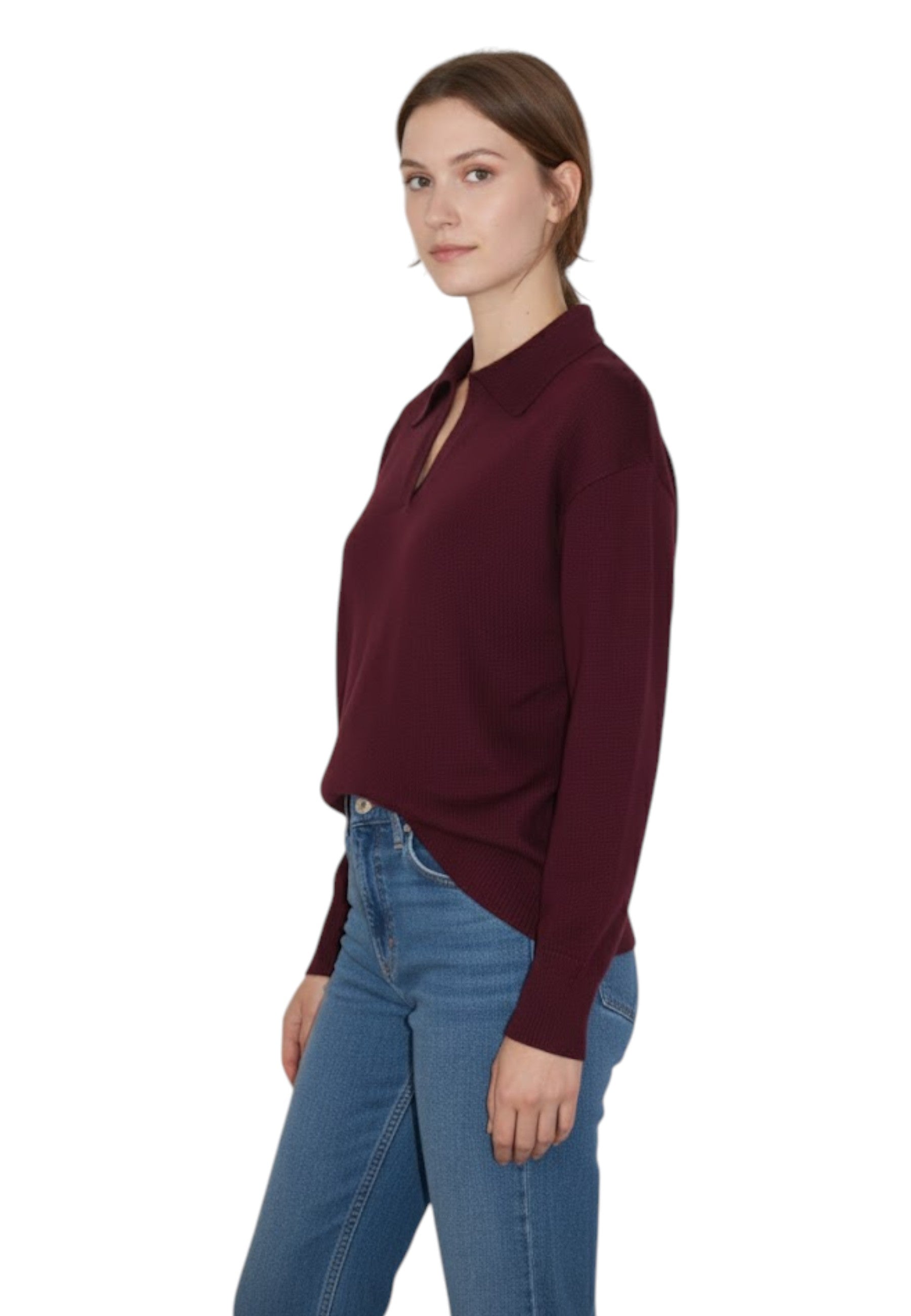 POLO A MANICA LUNGA Rosso Hekla & Co