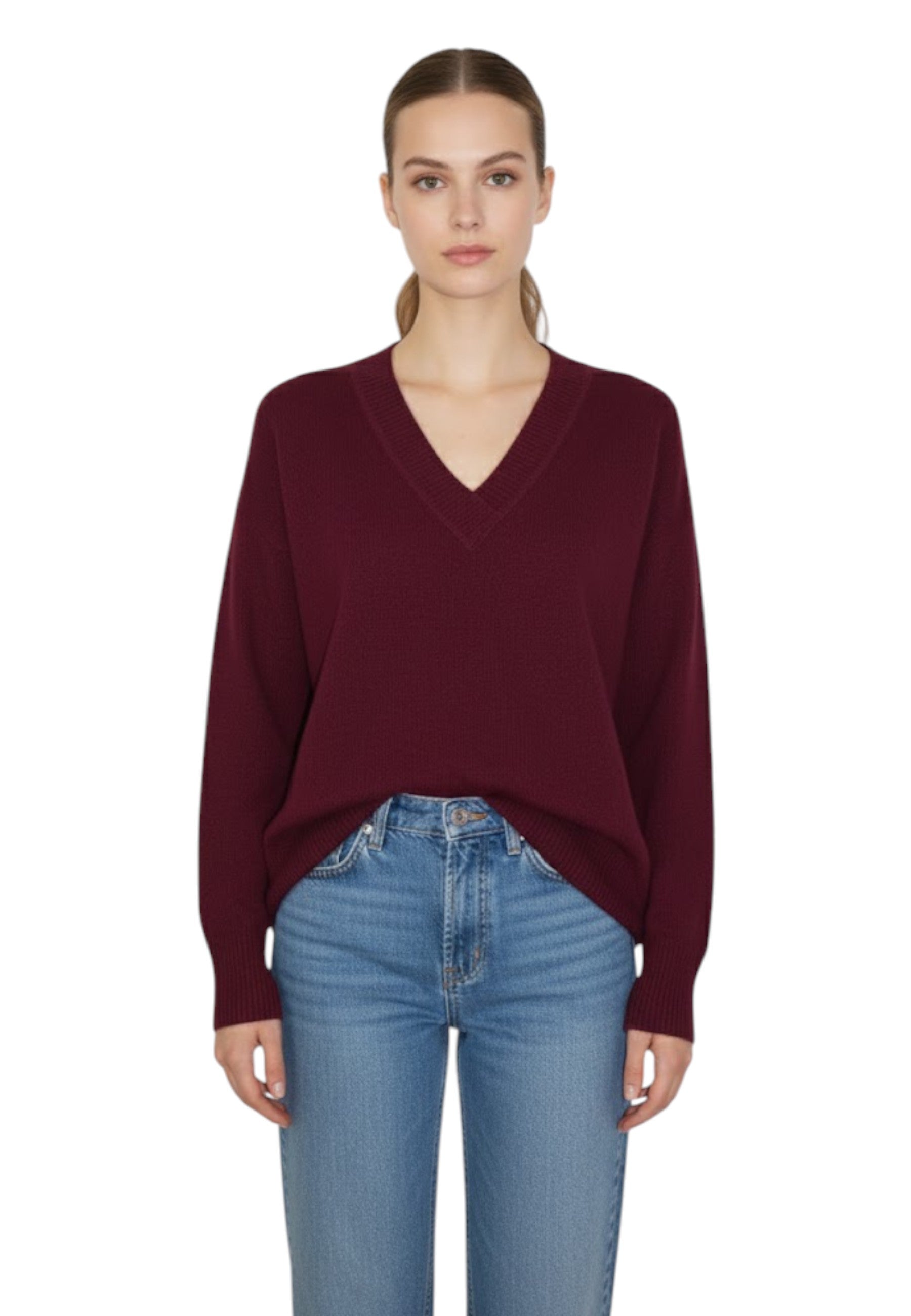 MAGLIE A V Rosso Hekla & Co