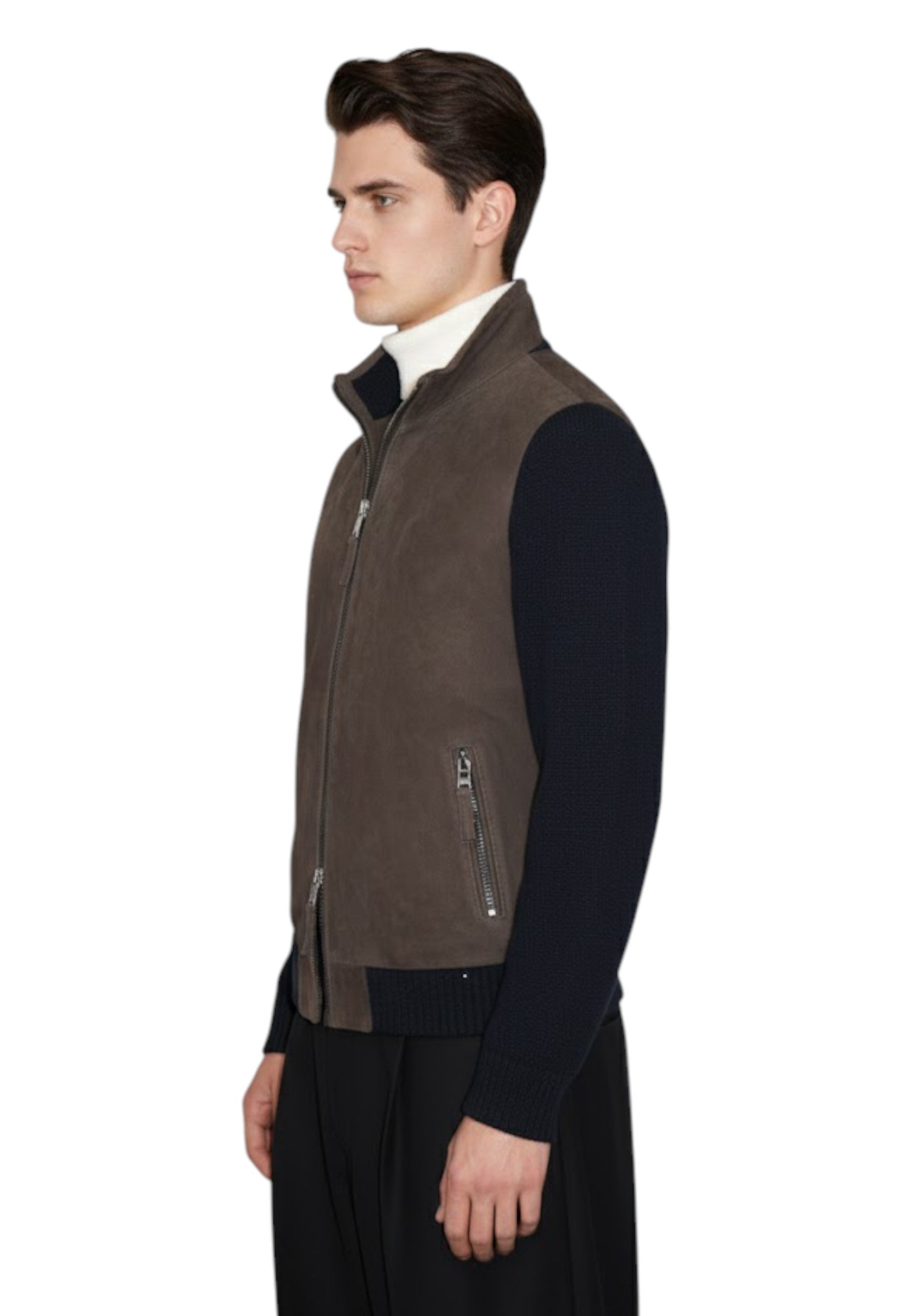 GIUBBOTTI IN PELLE Marrone Authority