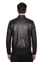 GIUBBOTTI IN PELLE Marrone Authority