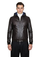 GIUBBOTTI IN PELLE Marrone Authority