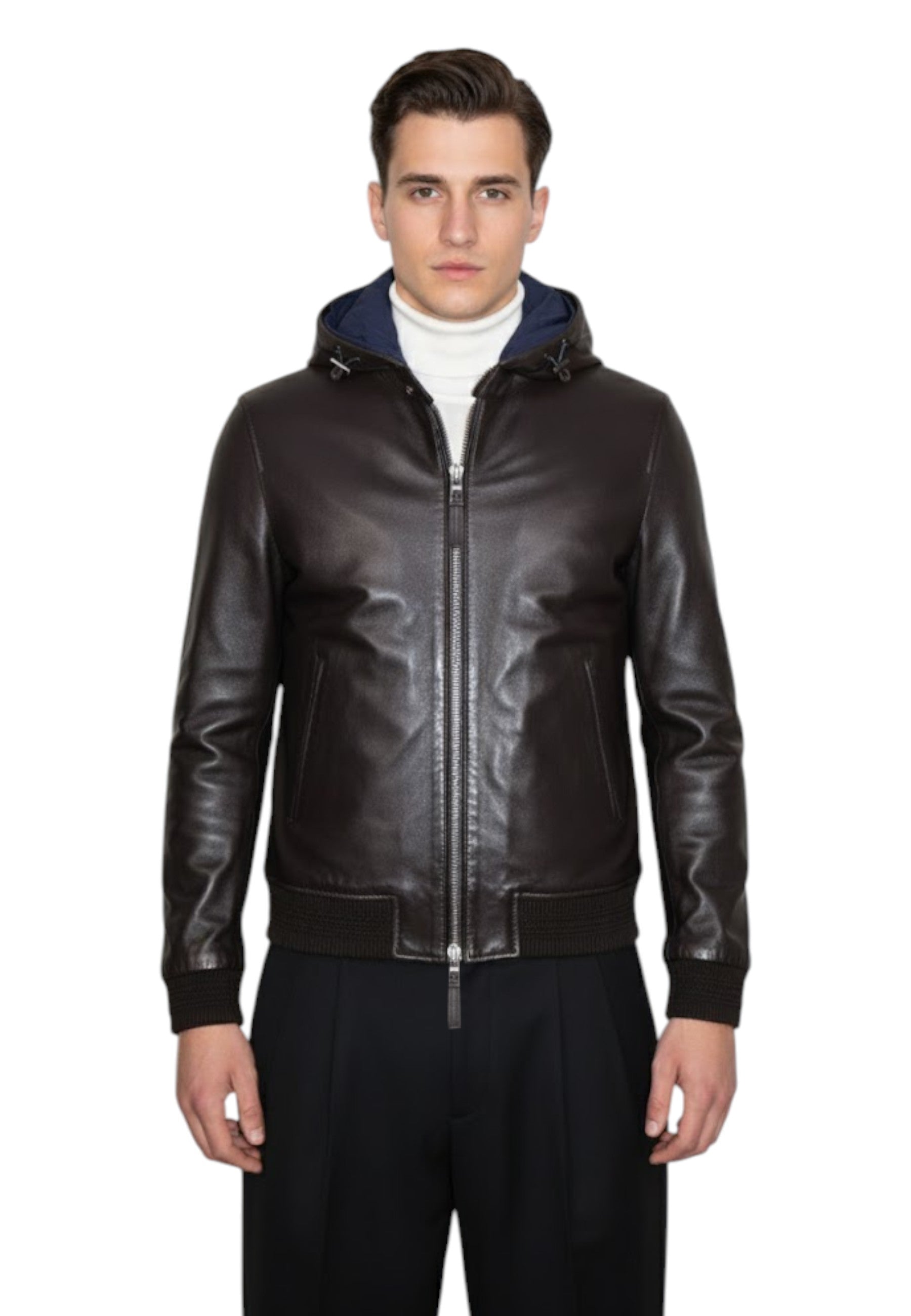 GIUBBOTTI IN PELLE Marrone Authority