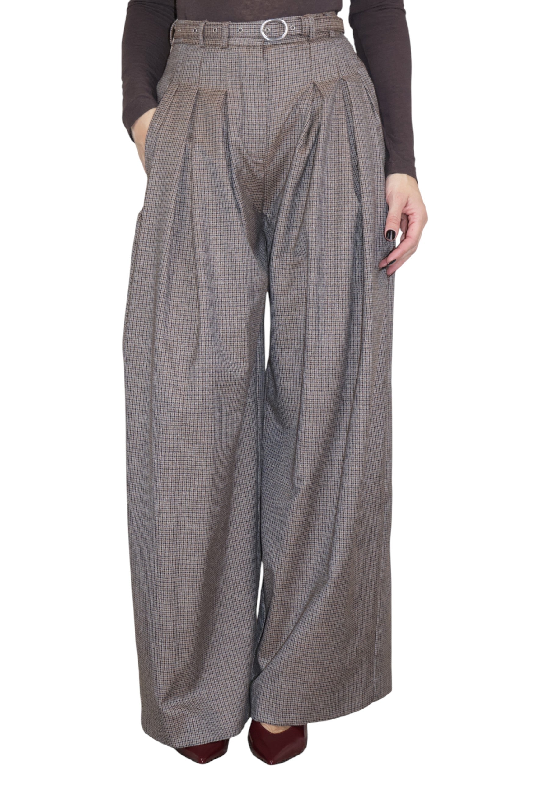 PANTALONI Marrone Meimei J