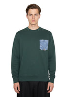 FELPA A GIROCOLLO Verde Roy Roger's