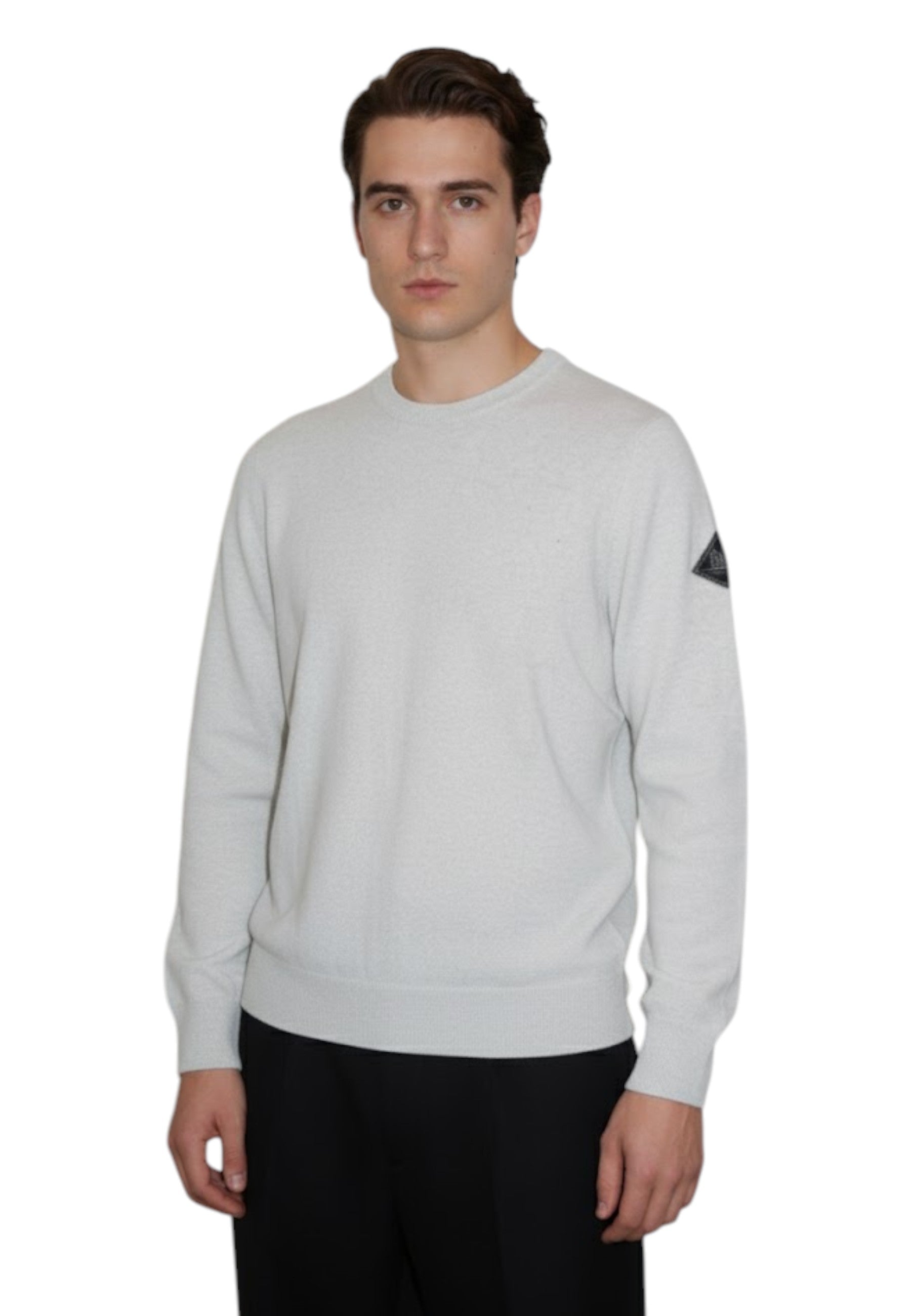 FELPA A GIROCOLLO Grigio Roy Roger's