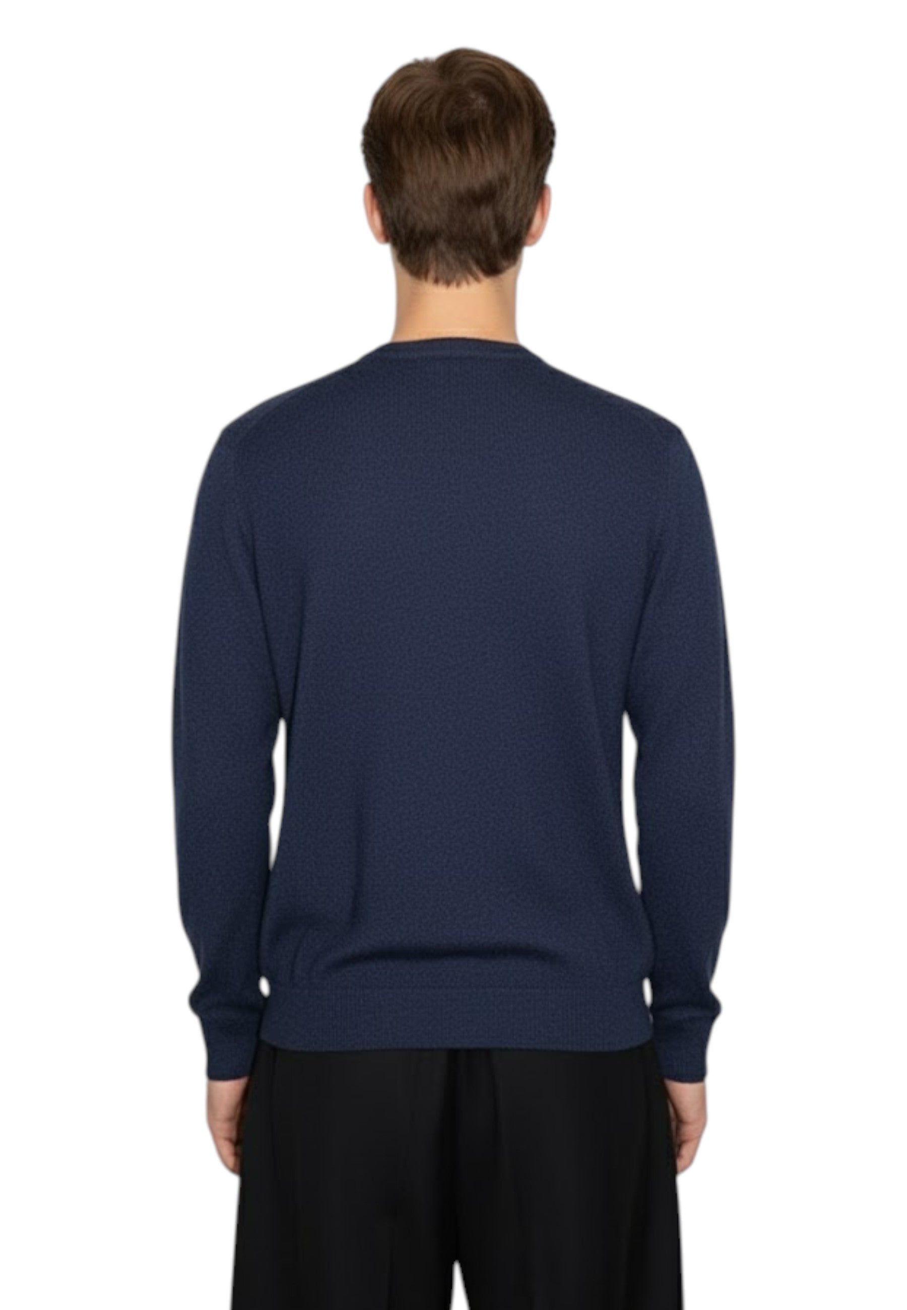 FELPA A GIROCOLLO Blu Roy Roger's