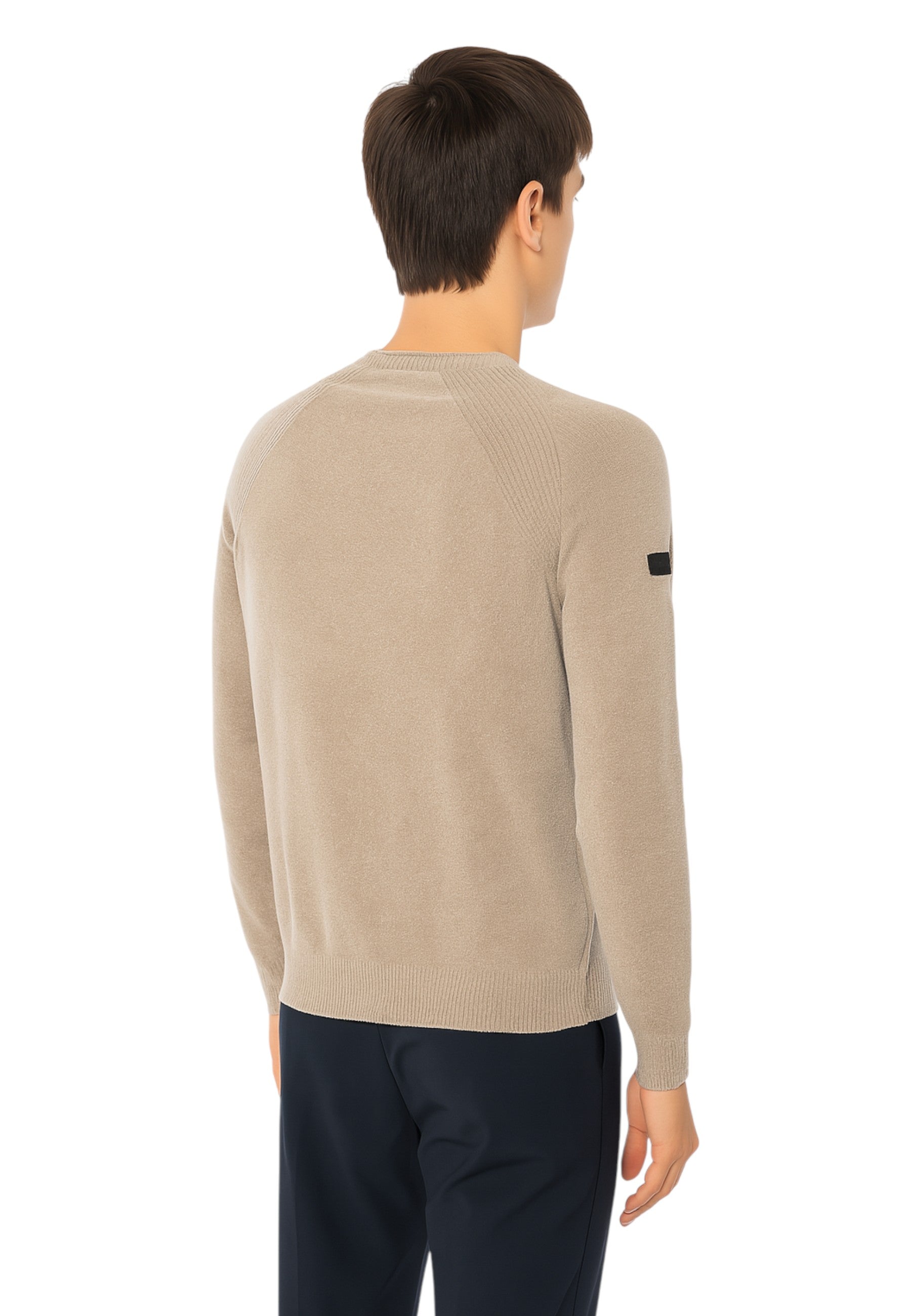 GIROCOLLO MANICA LUNGA Beige Rrd