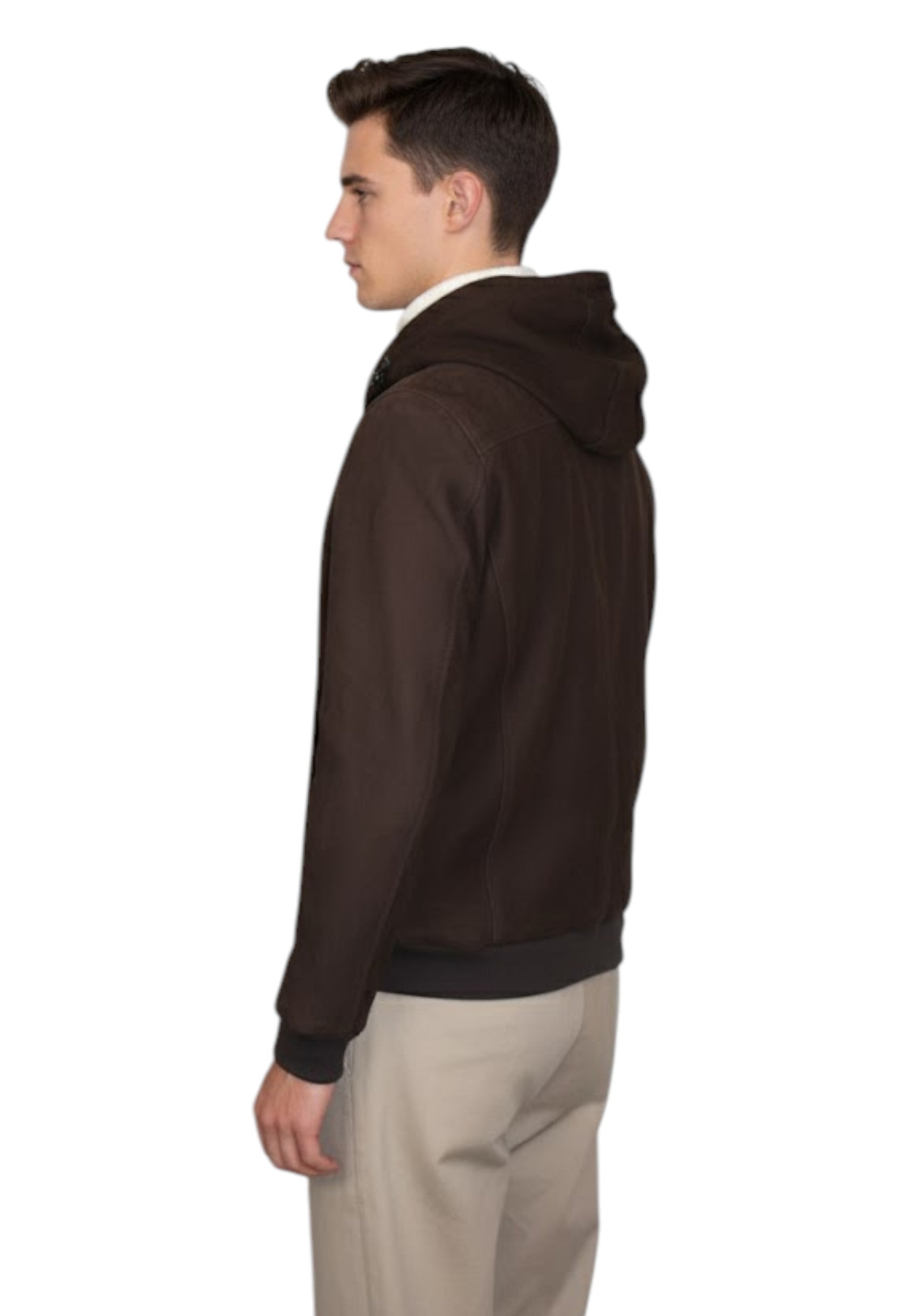 GIUBBOTTI IN PELLE Marrone Emanuele Curci