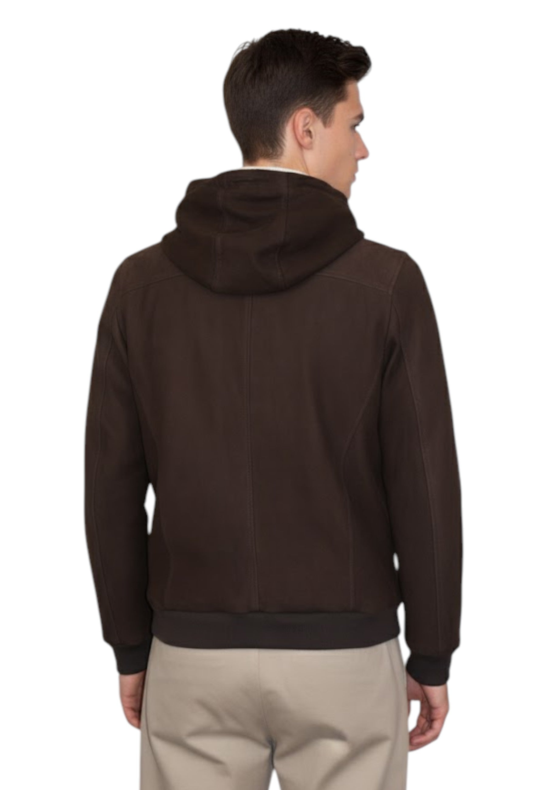 GIUBBOTTI IN PELLE Marrone Emanuele Curci