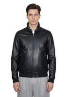 GIUBBOTTI IN PELLE Nero Emanuele Curci