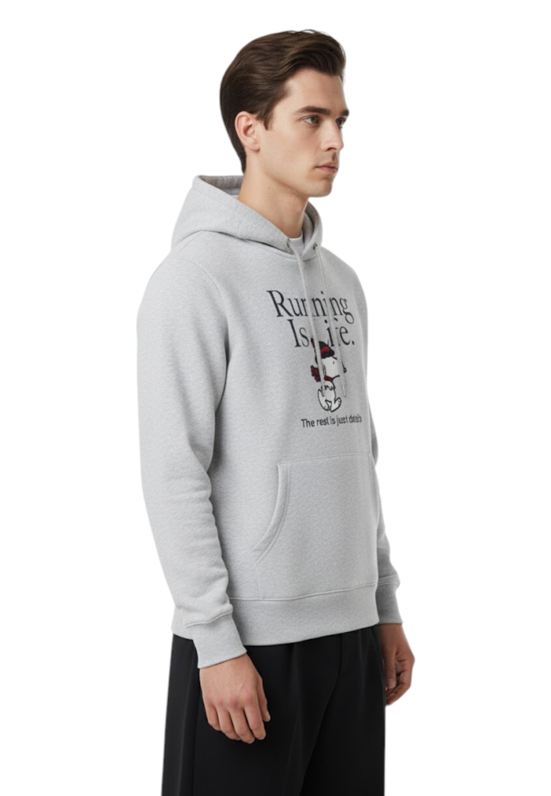 FELPE CON CAPPUCCIO Grigio In The Box