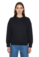 FELPA A GIROCOLLO Nero Woc