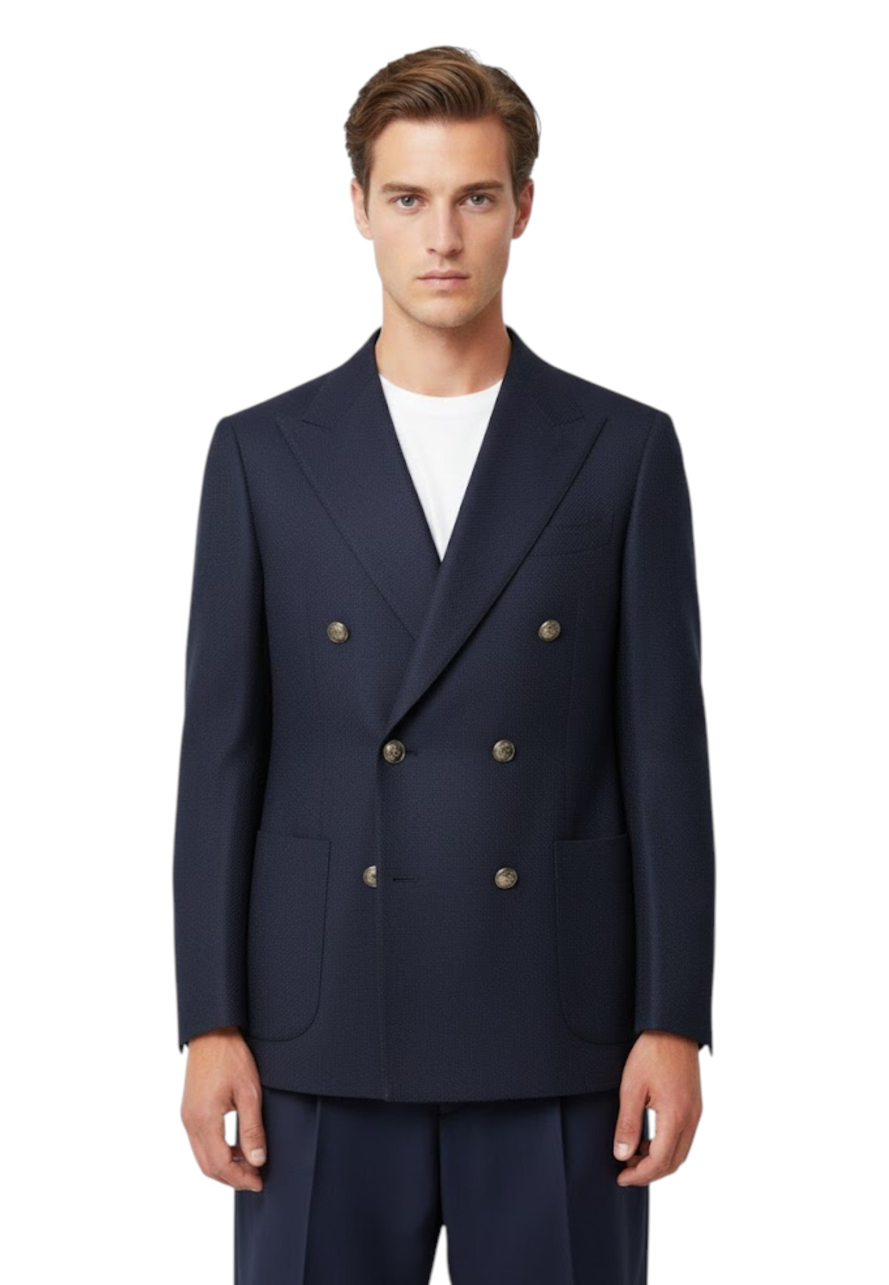 BLAZER DOPPIOPETTO Blu Bagnoli