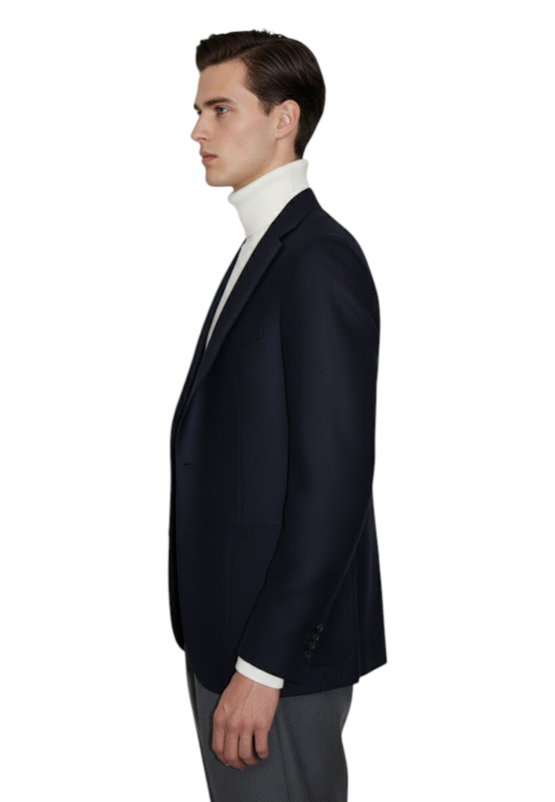 BLAZER MONOPETTO Blu Bagnoli