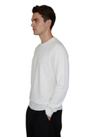 GIROCOLLO MANICA LUNGA Bianco Blu Cashmere