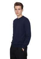 GIROCOLLO MANICA LUNGA Blu Blu Cashmere