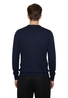 GIROCOLLO MANICA LUNGA Blu Blu Cashmere