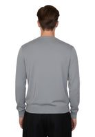 GIROCOLLO MANICA LUNGA Grigio Blu Cashmere
