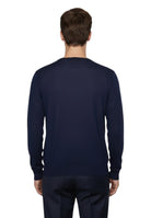 MAGLIE A V Blu Blu Cashmere