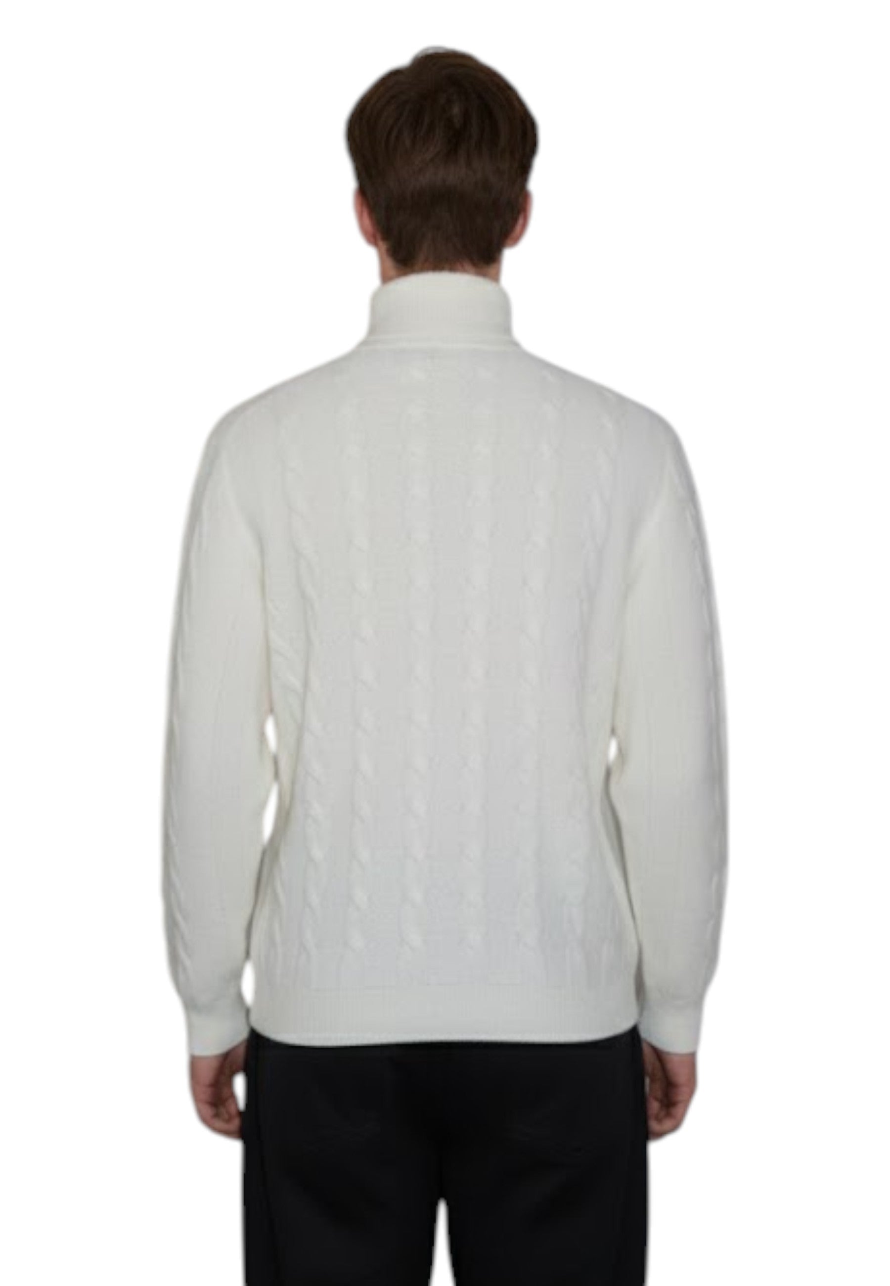 DOLCEVITA MANICA LUNGA Bianco Blu Cashmere