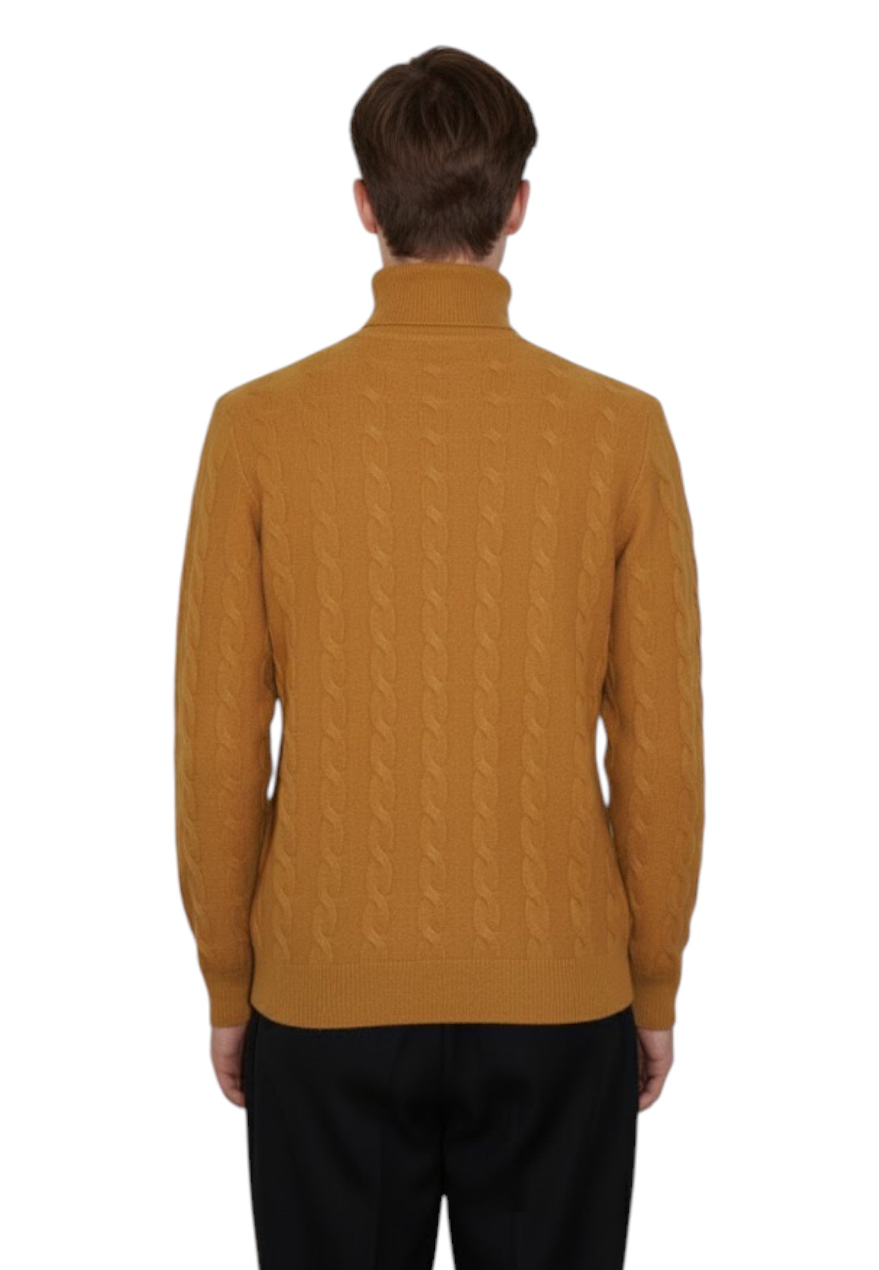 DOLCEVITA MANICA LUNGA Arancione Blu Cashmere