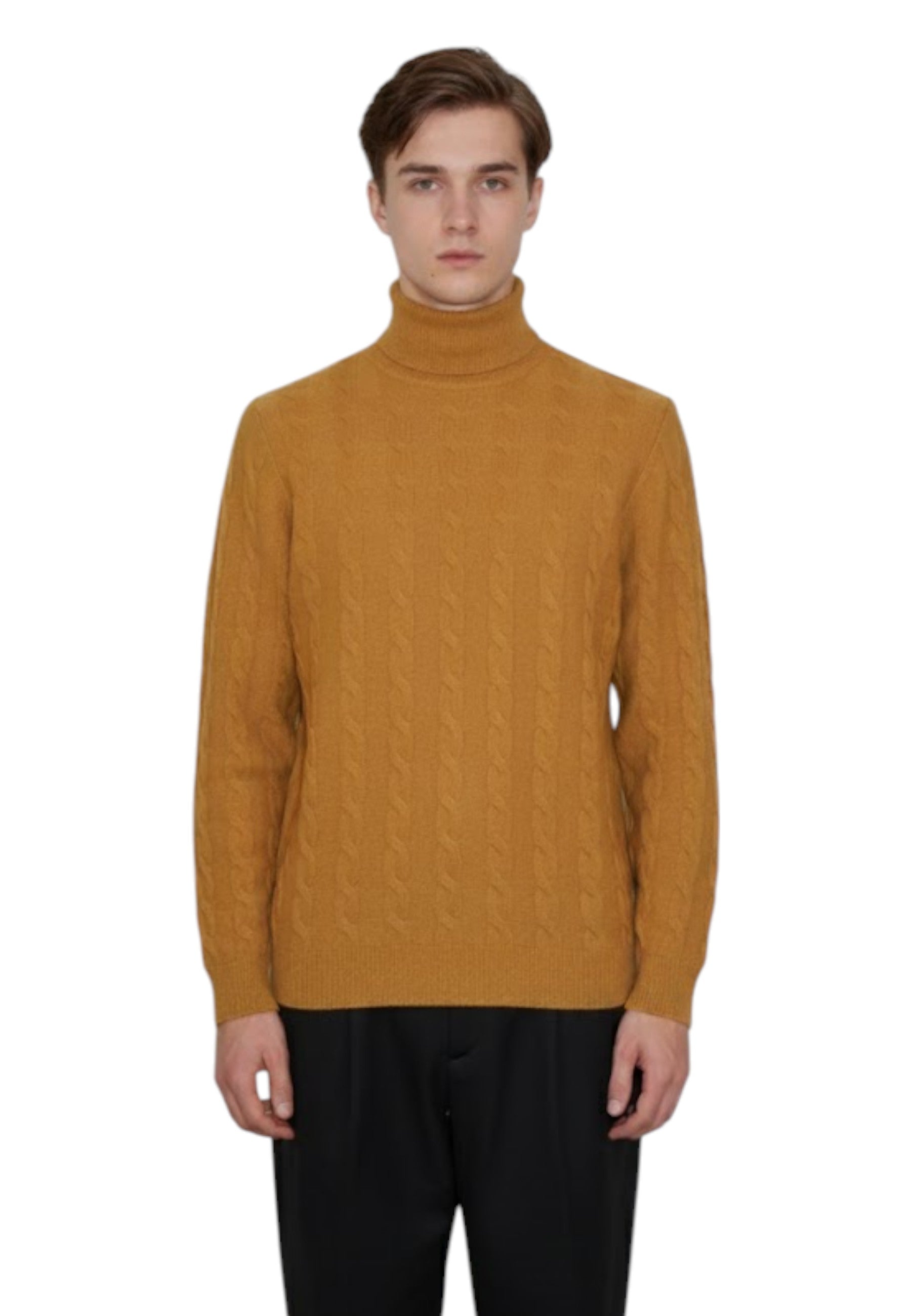 DOLCEVITA MANICA LUNGA Arancione Blu Cashmere