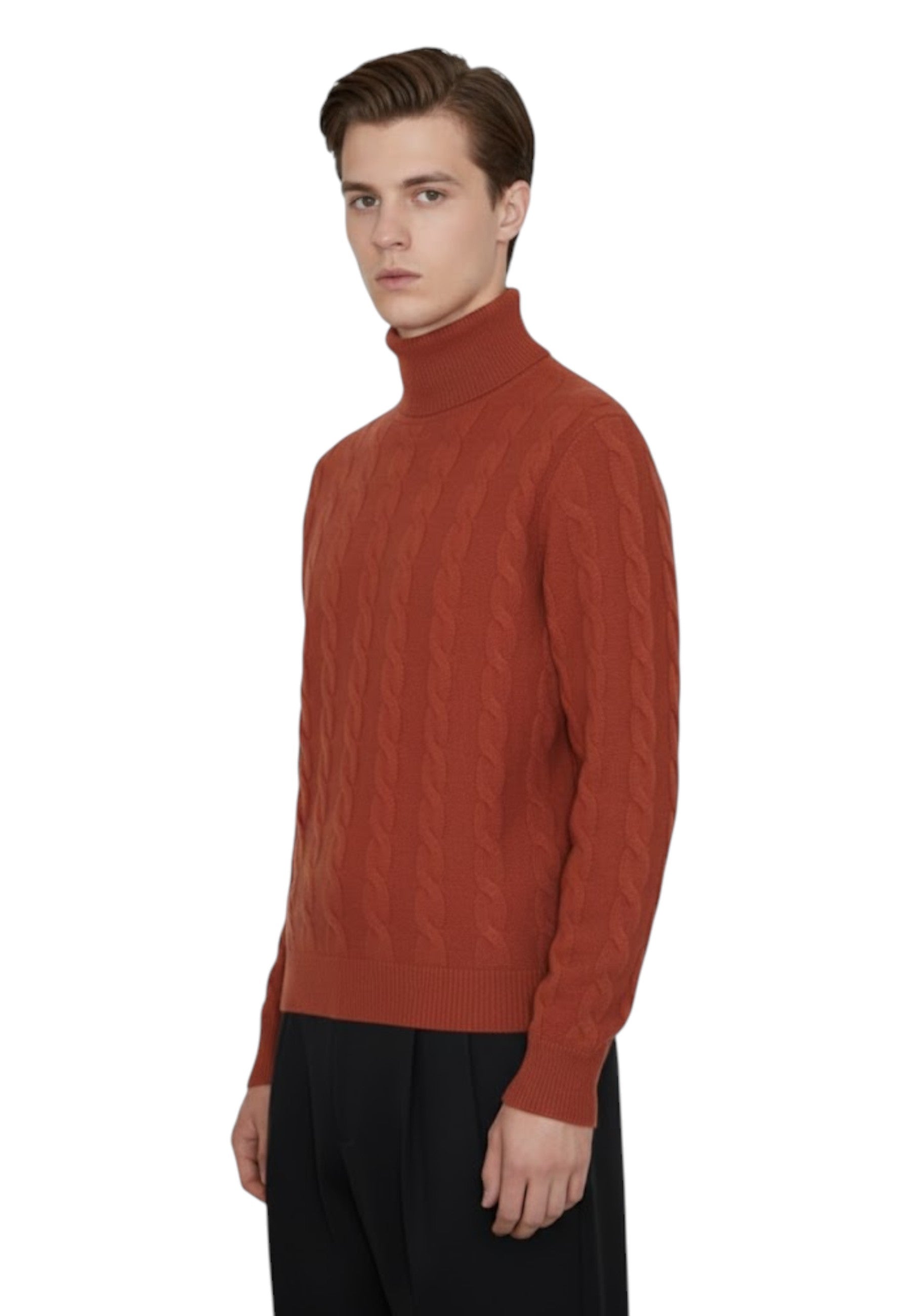 DOLCEVITA MANICA LUNGA Rosso Blu Cashmere