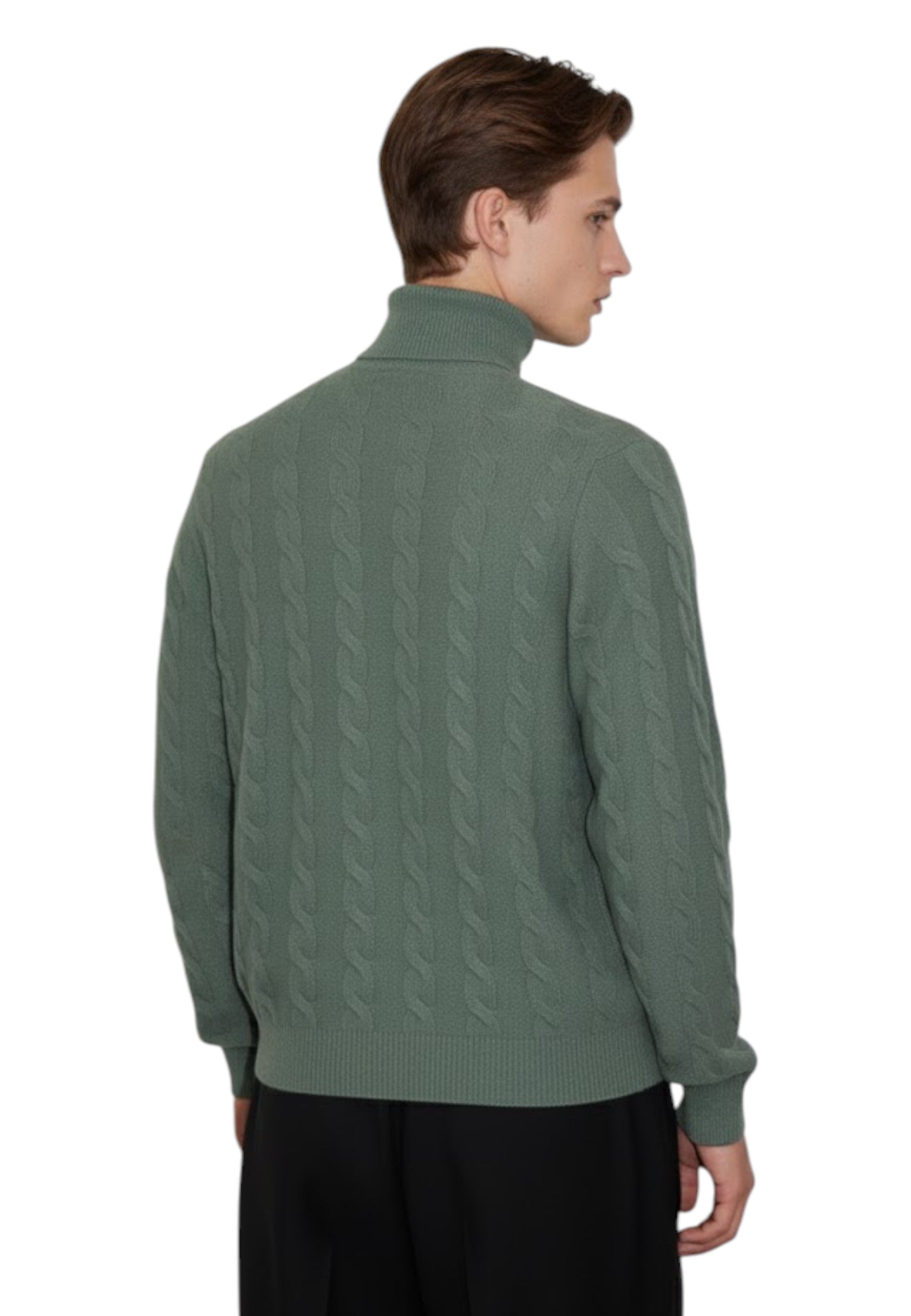 DOLCEVITA MANICA LUNGA Verde Blu Cashmere